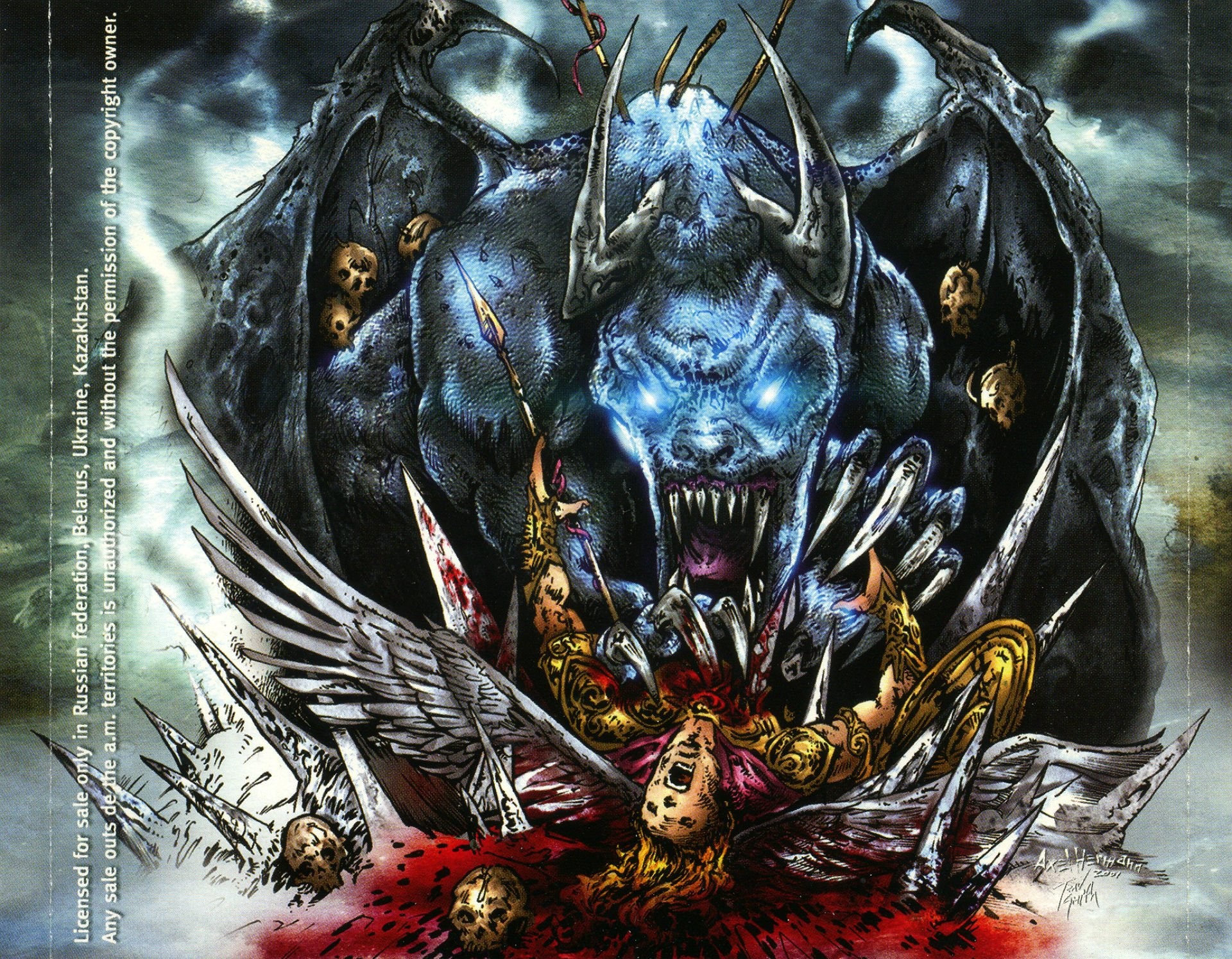 1920x1495 Iced Earth Heavy Metal Death Power Thrash 1iced Artwork Dark Evil Fantasy  Poster Monster Warrior Reaper Wallpaper At Dark Wallpapers