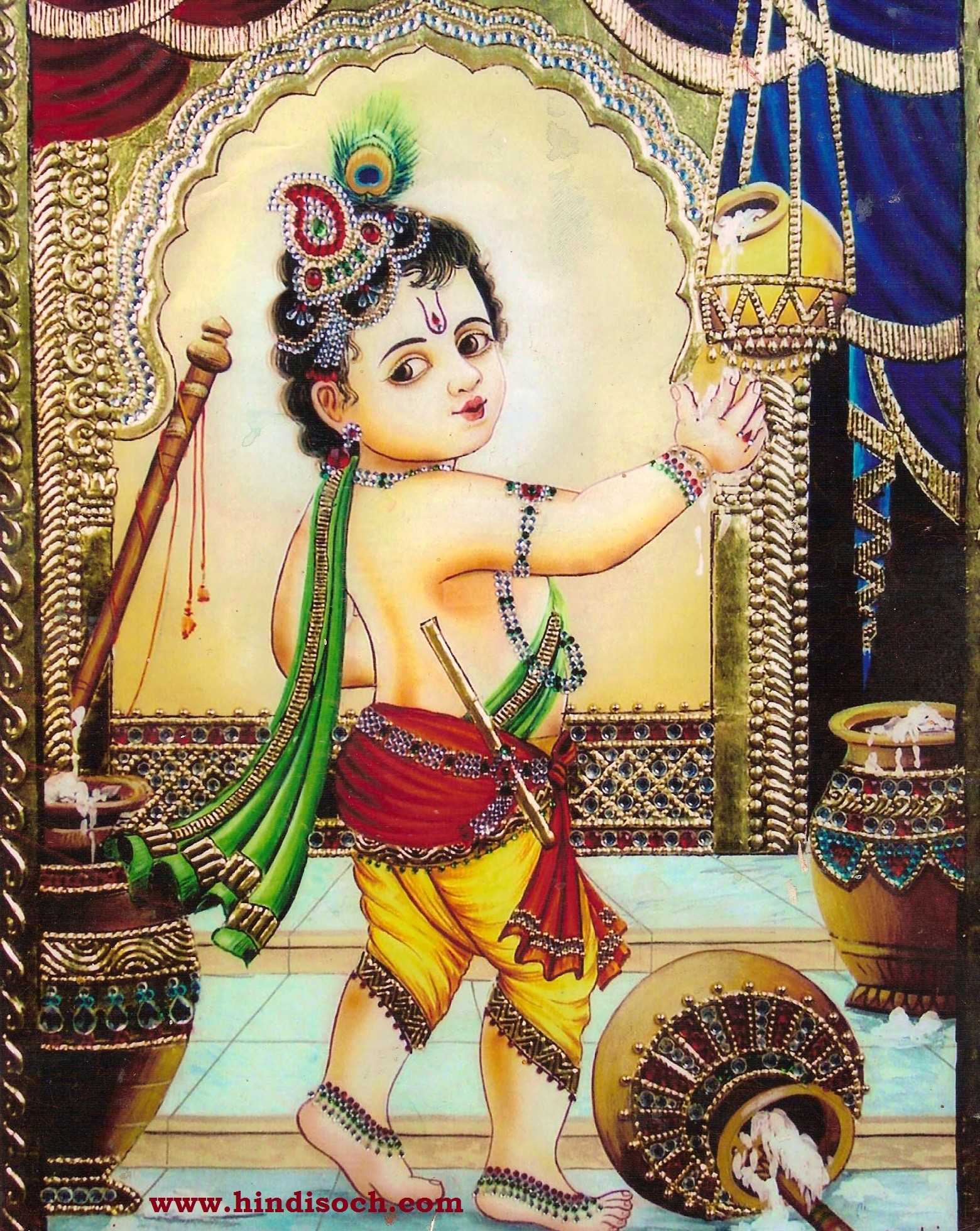 1560x1960 Baby Krishna Wallpaper Hd
