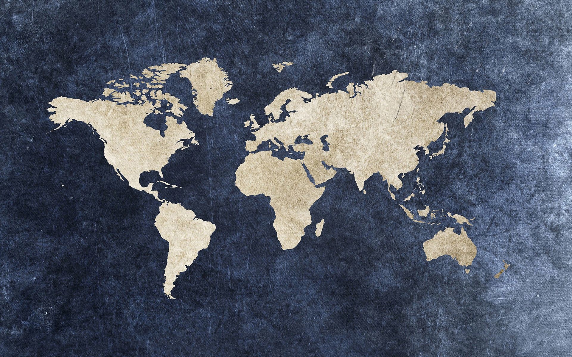1920x1200 Map Of World Wallpaper