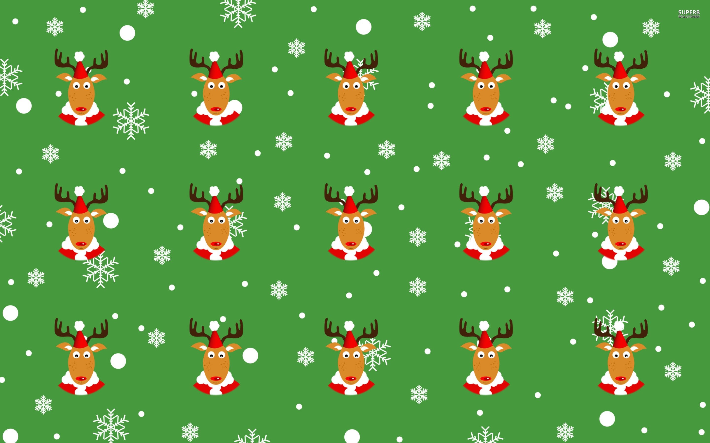 2880x1800 Reindeer Pattern
