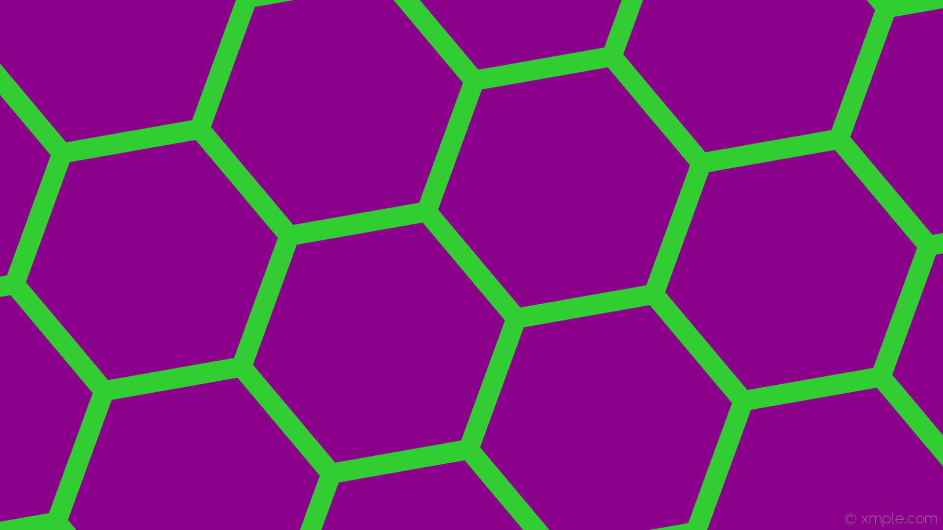 1920x1080 wallpaper purple hexagon beehive honeycomb green dark magenta lime green  #8b008b #32cd32 diagonal 40