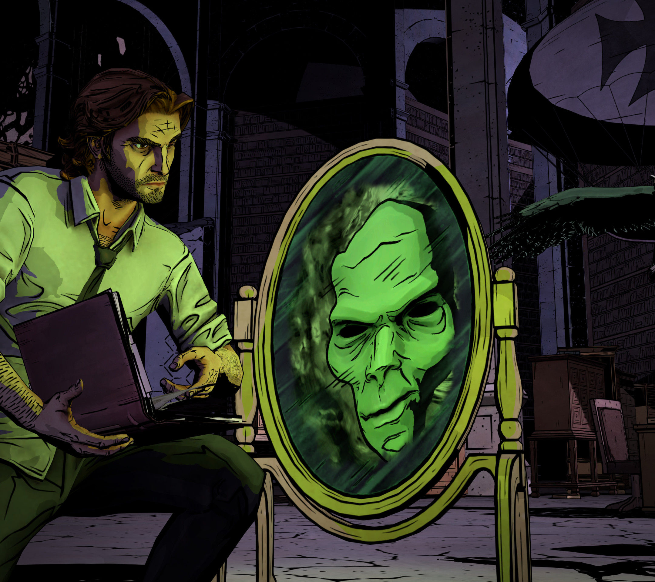 2160x1920 Video Game The Wolf Among Us. Wallpaper 659286