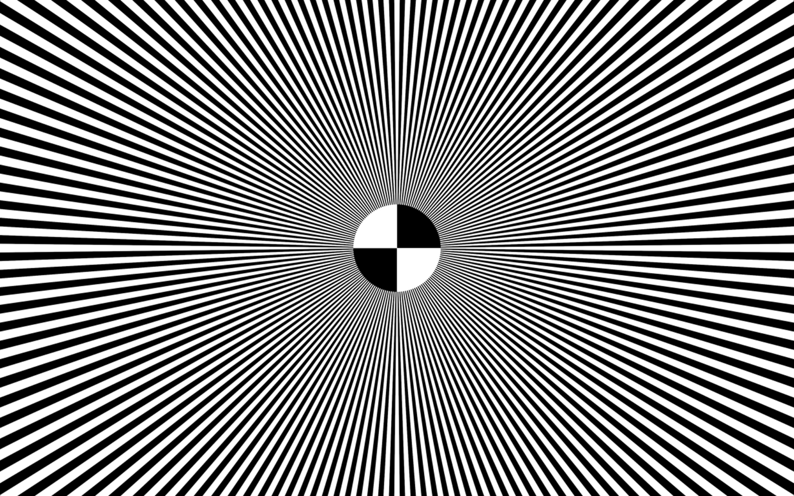 2560x1600 Black And White Optical Illusions Wallpaper