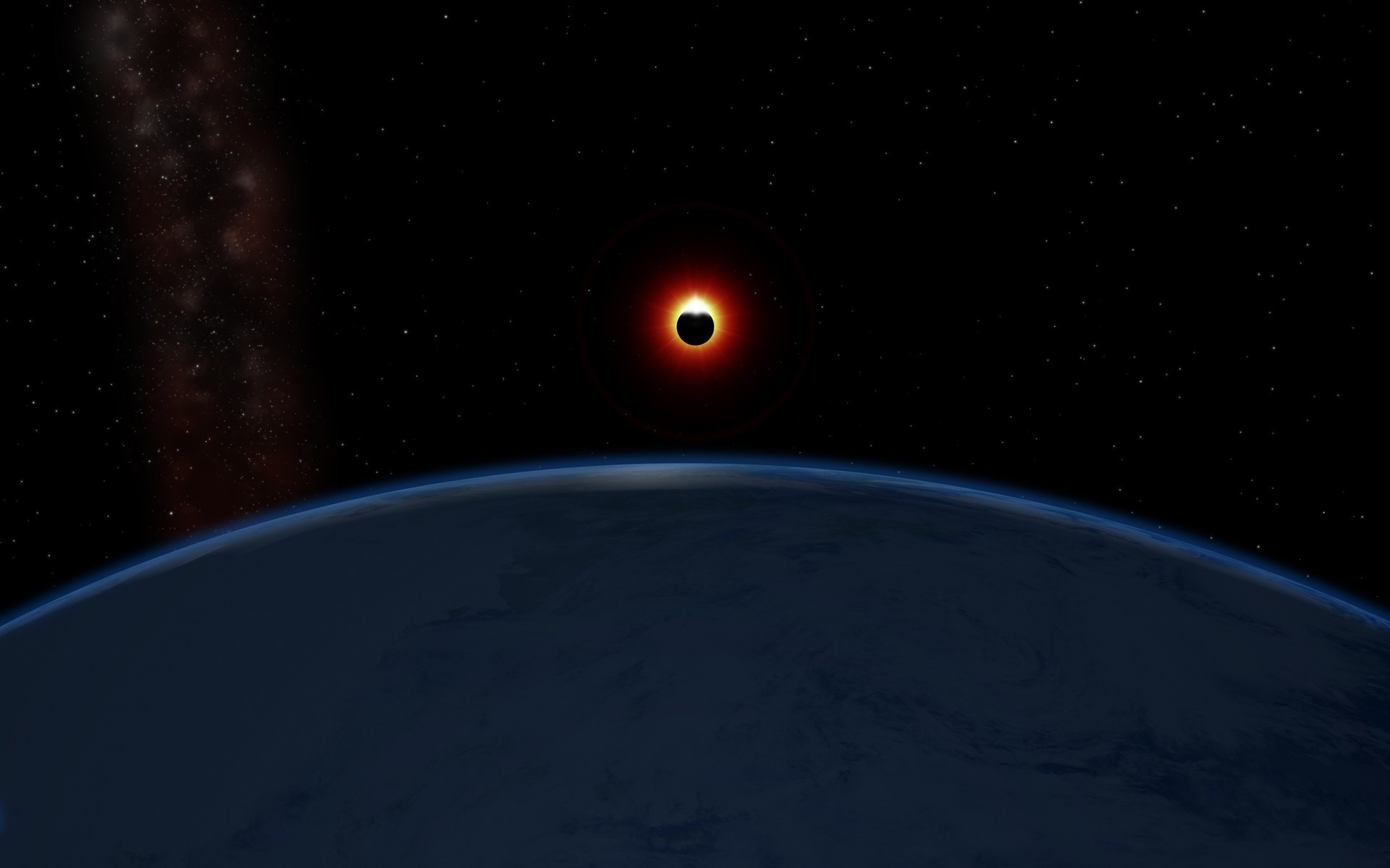 1920x1200 ... eclipse in outer space HD Wallpaper  Solar ...