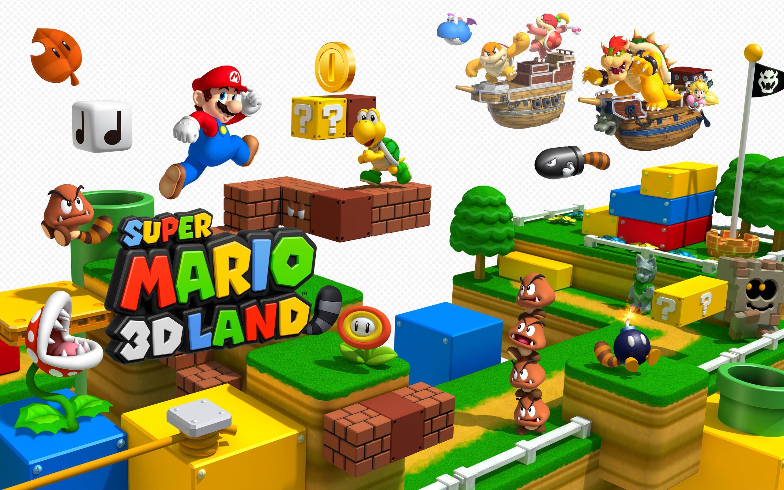2560x1600 Super Mario, Mario Bros., Video Games