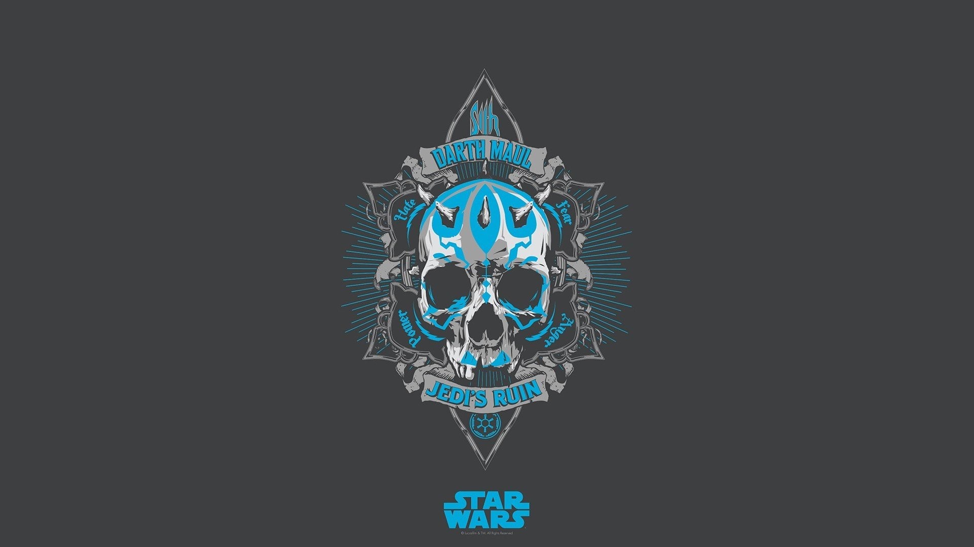 1920x1080 Star Wars Logos Darth Maul Jedi Sith ...