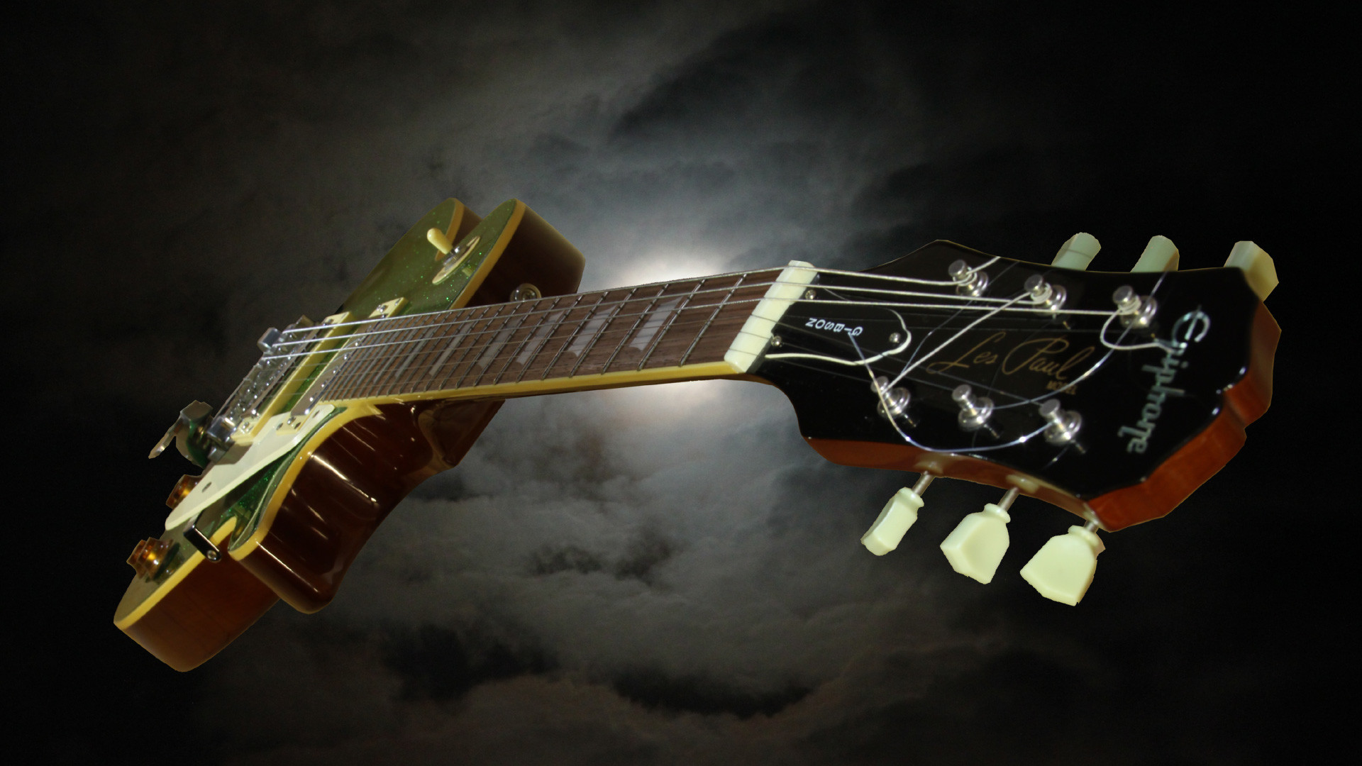 1920x1080 Epiphone Gibson Les Paul guitar