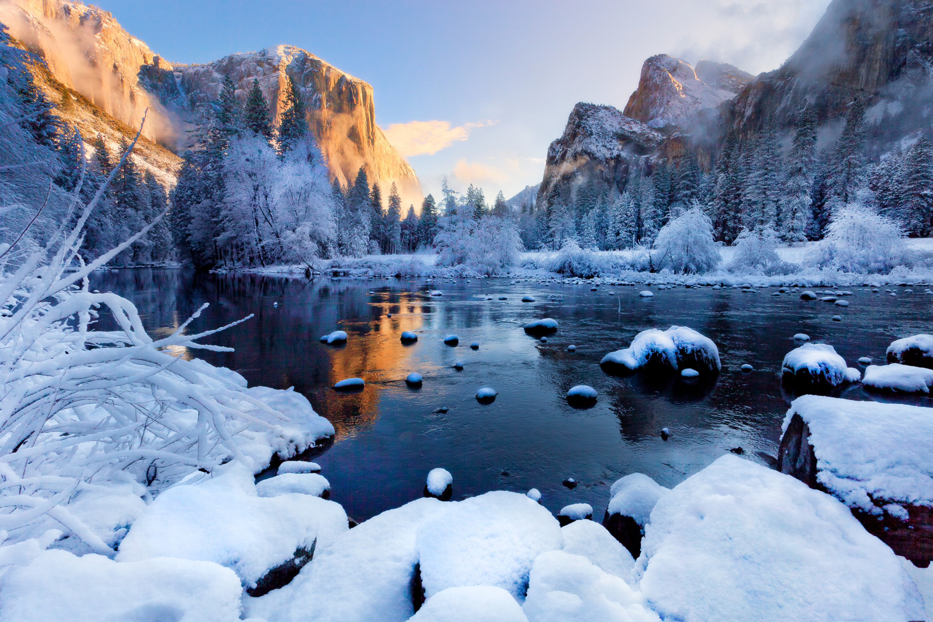 3000x2000 Yosemite Winter Picture On Wallpaper Hd 3000 x 2000 px 1.76 MB apple hd  iphone winter