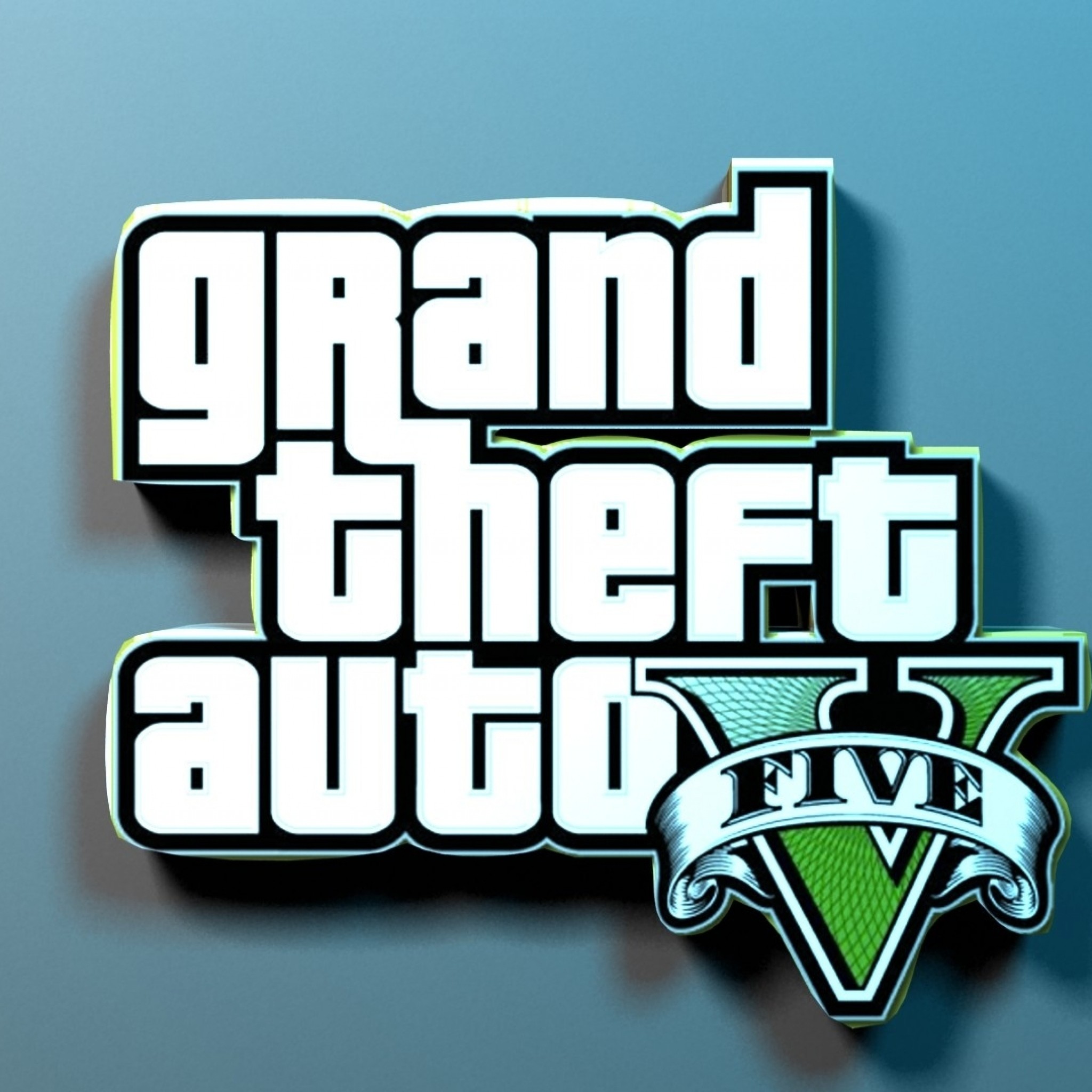 2048x2048 Preview wallpaper gta, grand theft auto 5, game, shadow, name 