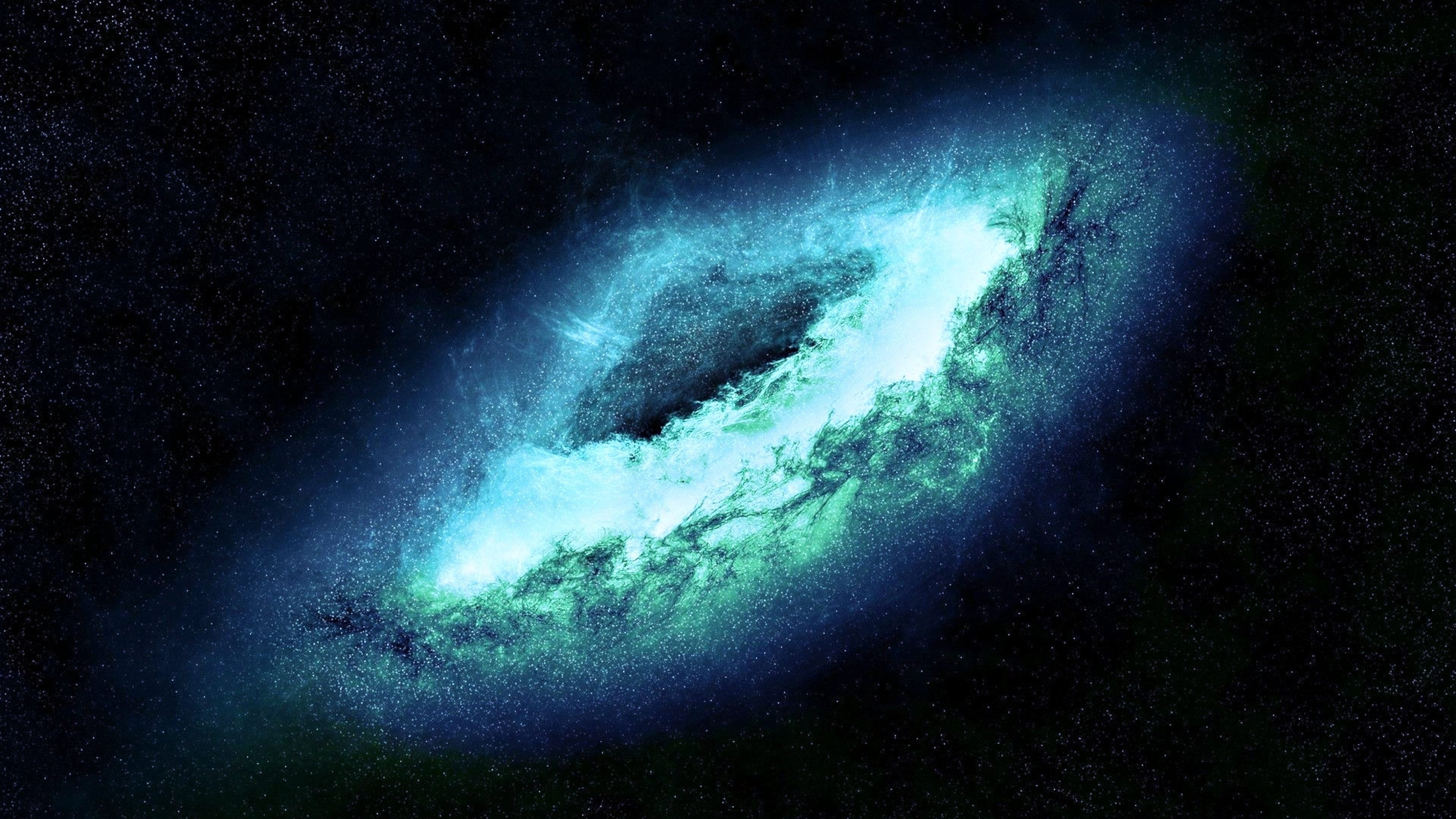 3840x2160 blue galaxy ultra hd 4k ultra hd wallpaper
