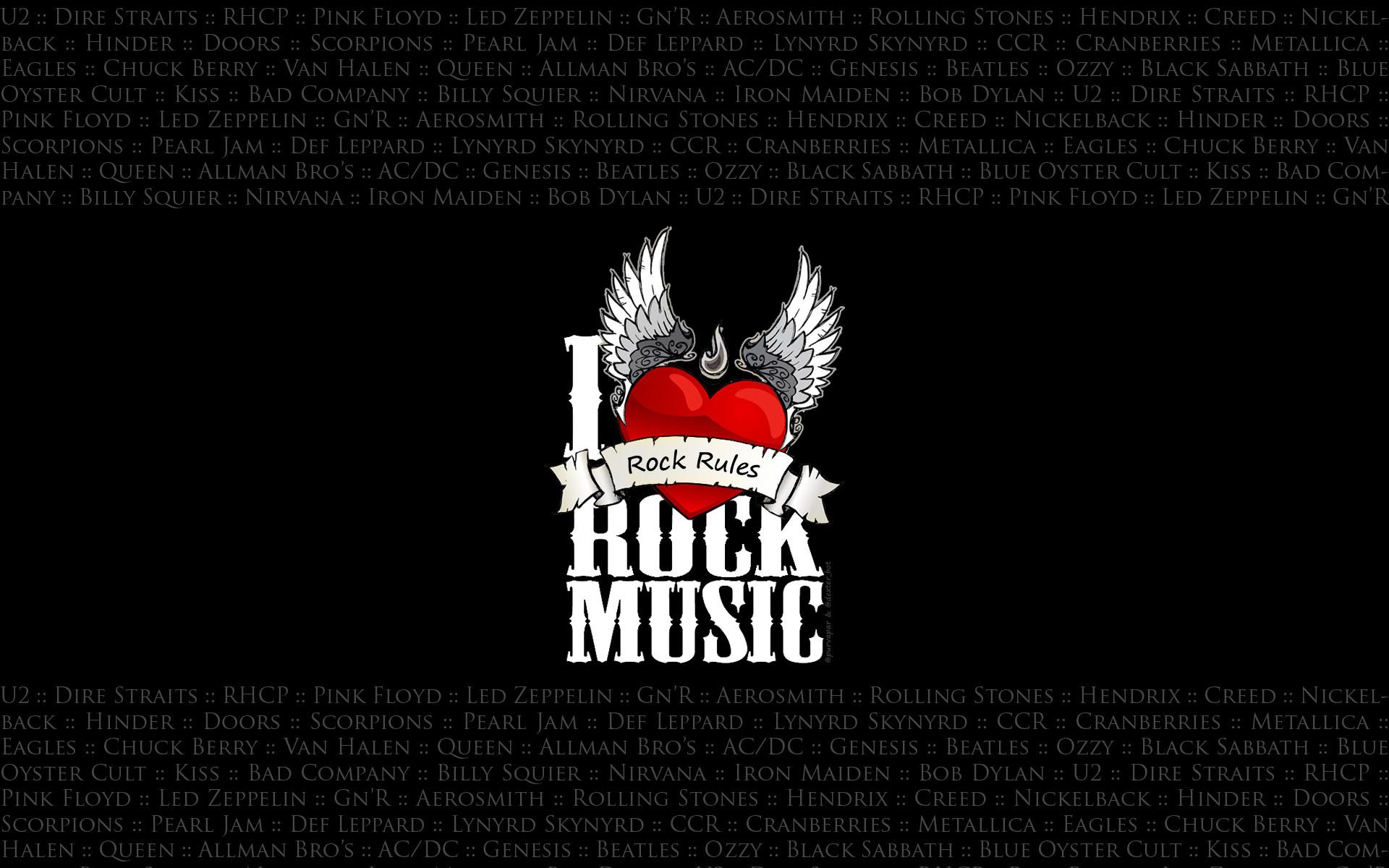 1920x1200 I Love Rock Music Wallpapers