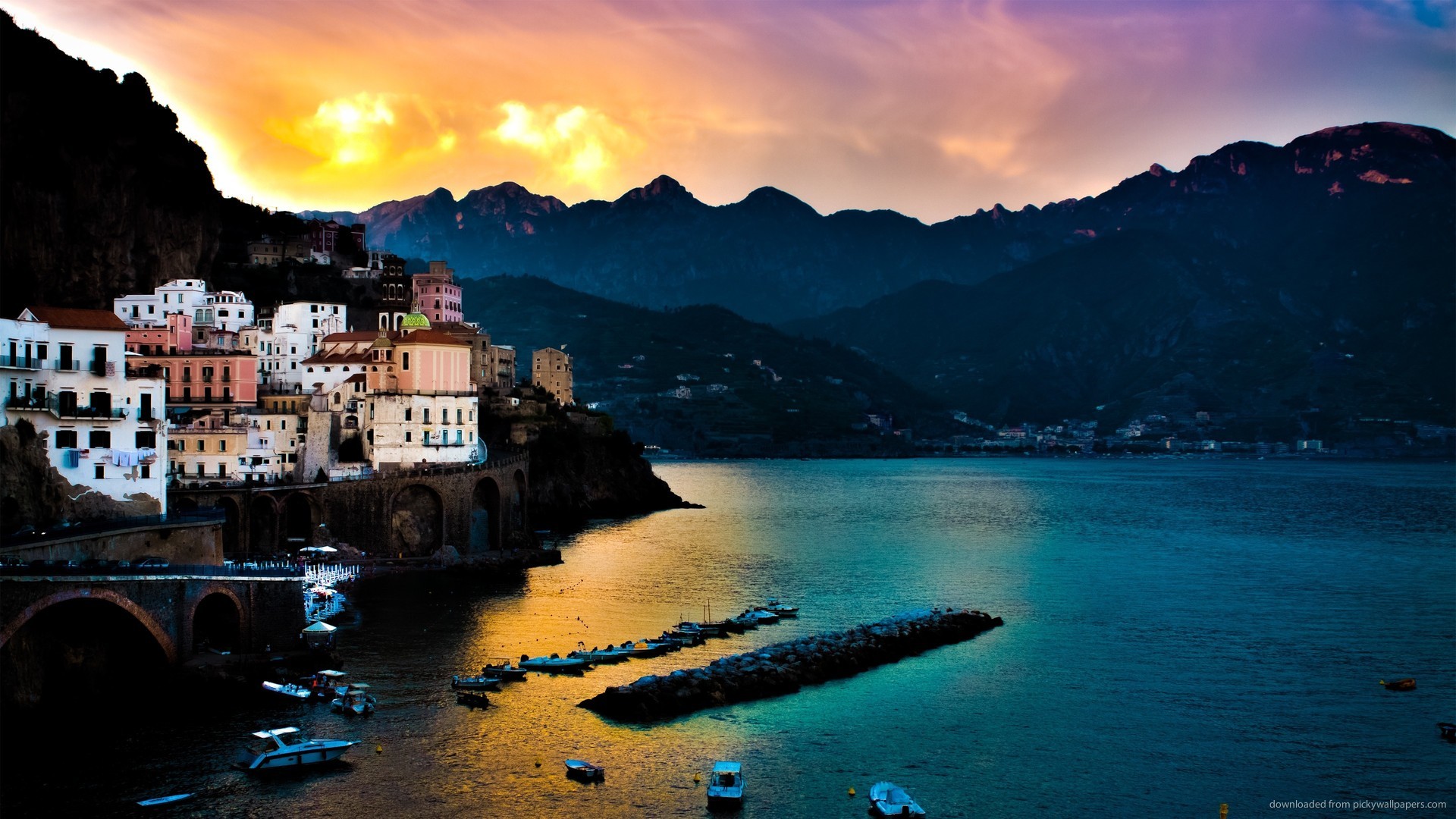 1920x1080 Amalfi Coast in Italy picture
