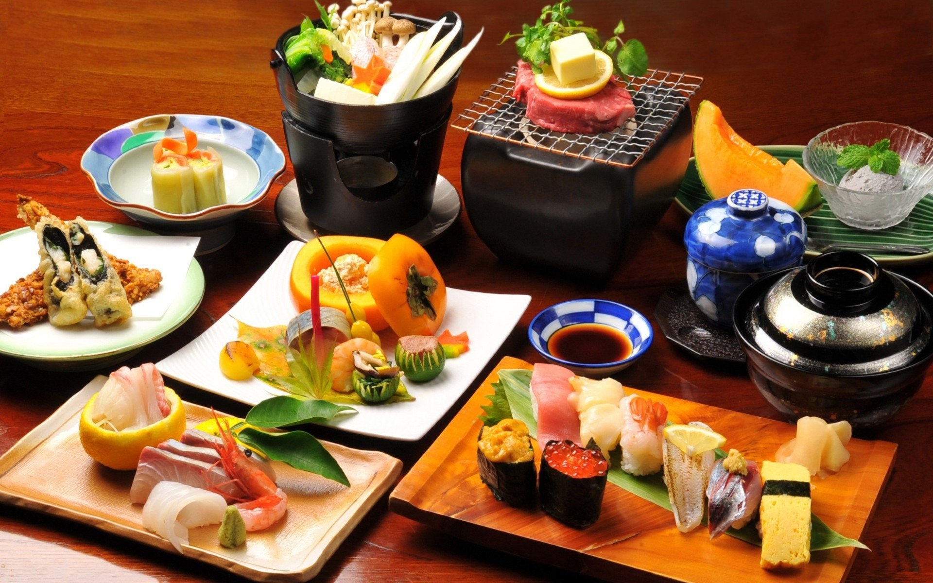 1920x1200 seafood japanese food dishes gas 24 table