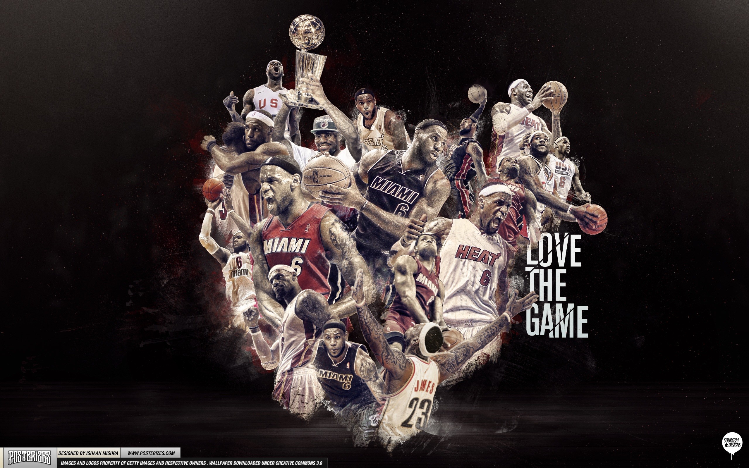 2560x1600 James Love the Game Wallpaper Posterizes NBA Wallpapers 