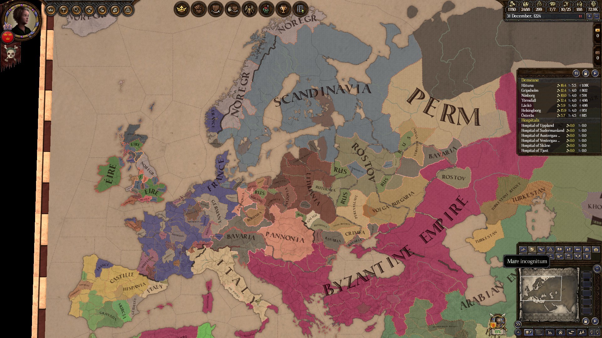 1920x1080 Here is what the current map looks like like and there is no empire of  italy or germany, those are all seperate kingdoms and when checking the  karling ...