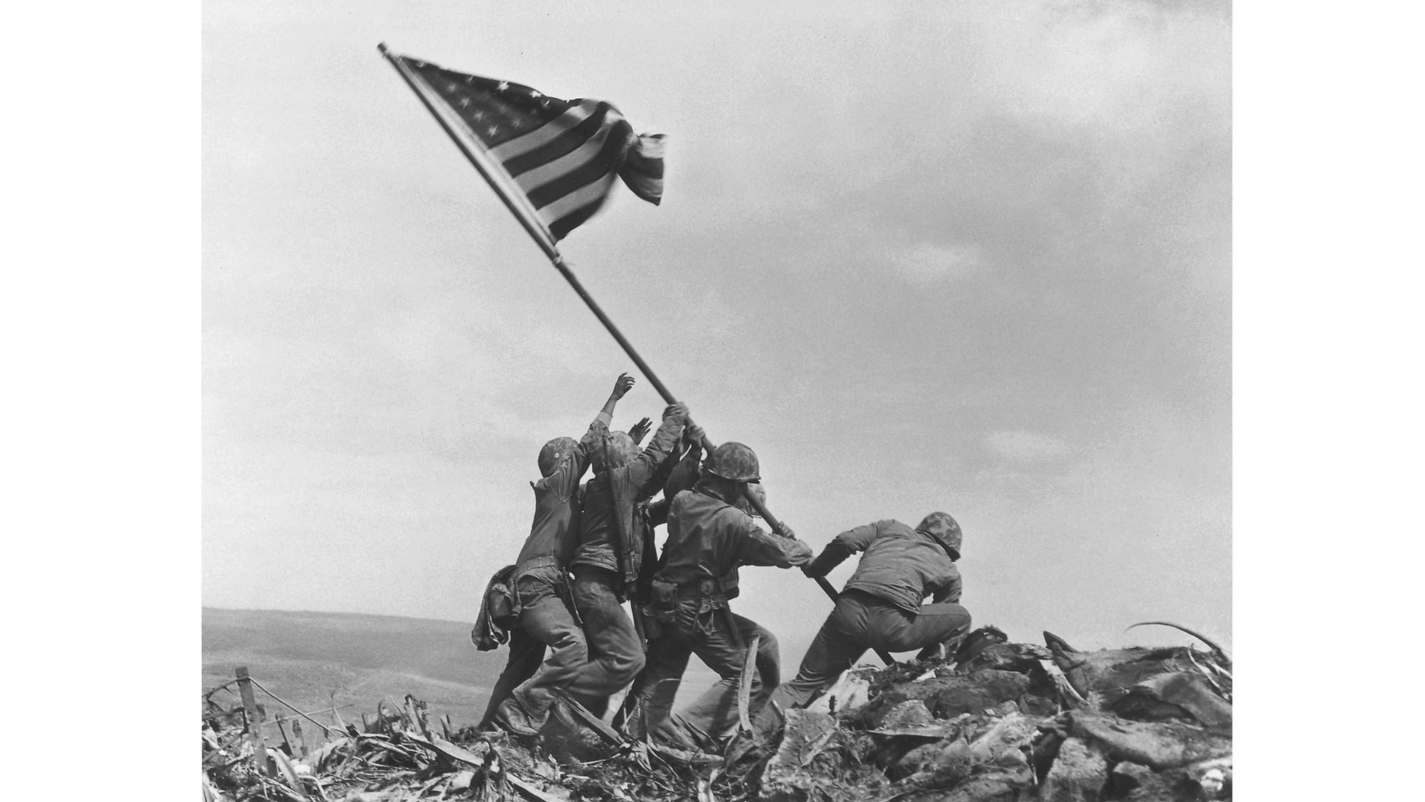 2048x1152 Download Wallpapers, Download grayscale monochrome 1600Ã1200 ... Marine in  iconic Iwo Jima flag photo was misidentified - LA Times undefined Raising  ...