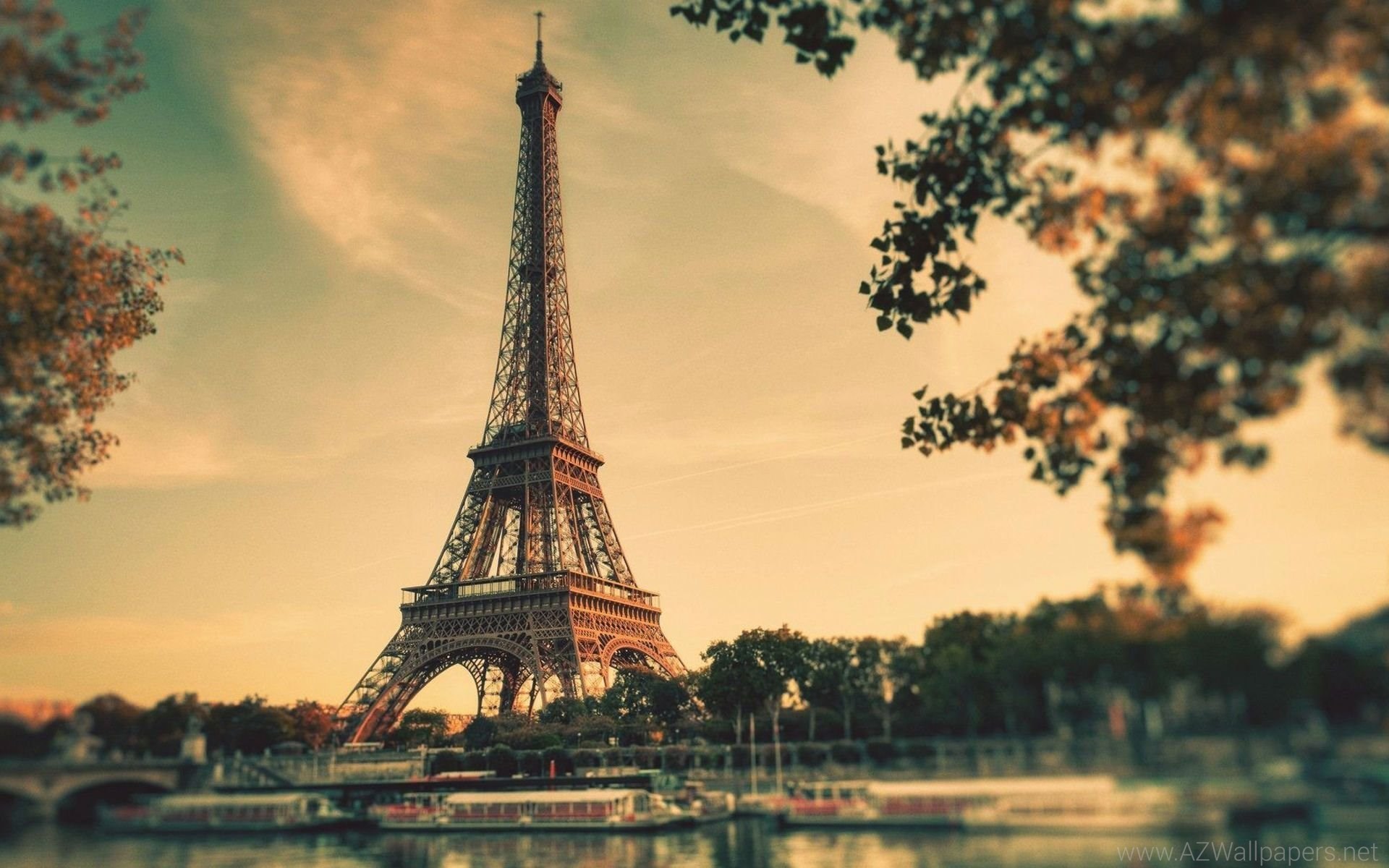 Morning In Paris France Eiffel Tower And River Seine 4k Ultra Hd Desktop  Wallpapers For Computers Laptop Tablet And Mobile Phones 3840х2400   Wallpapers13com
