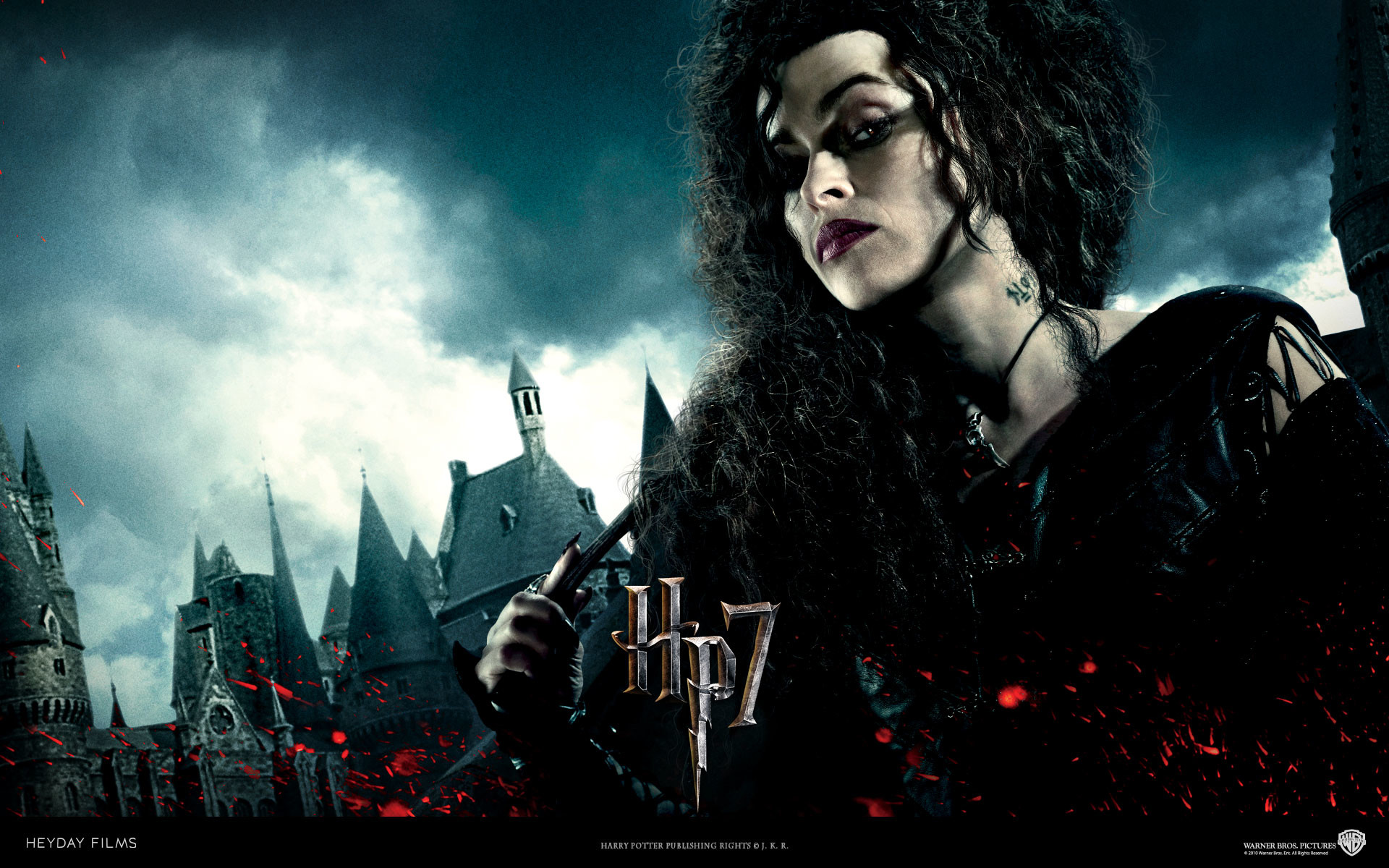 1920x1200 witch Bellatrix Lestrange from Harry Potter and the Deathly Hallows movie  wallpaper