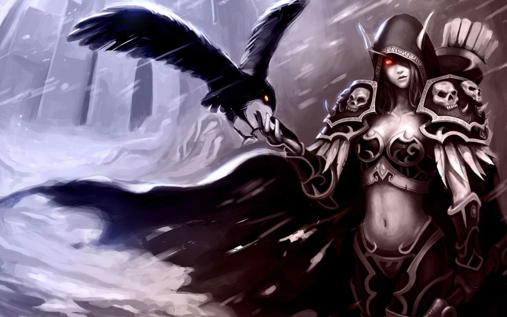 1920x1200 1920x1196 fantasy Art, World Of Warcraft, Death Knights, Chenbo, Blood Elf  Wallpapers HD / Desktop and Mobile Backgrounds