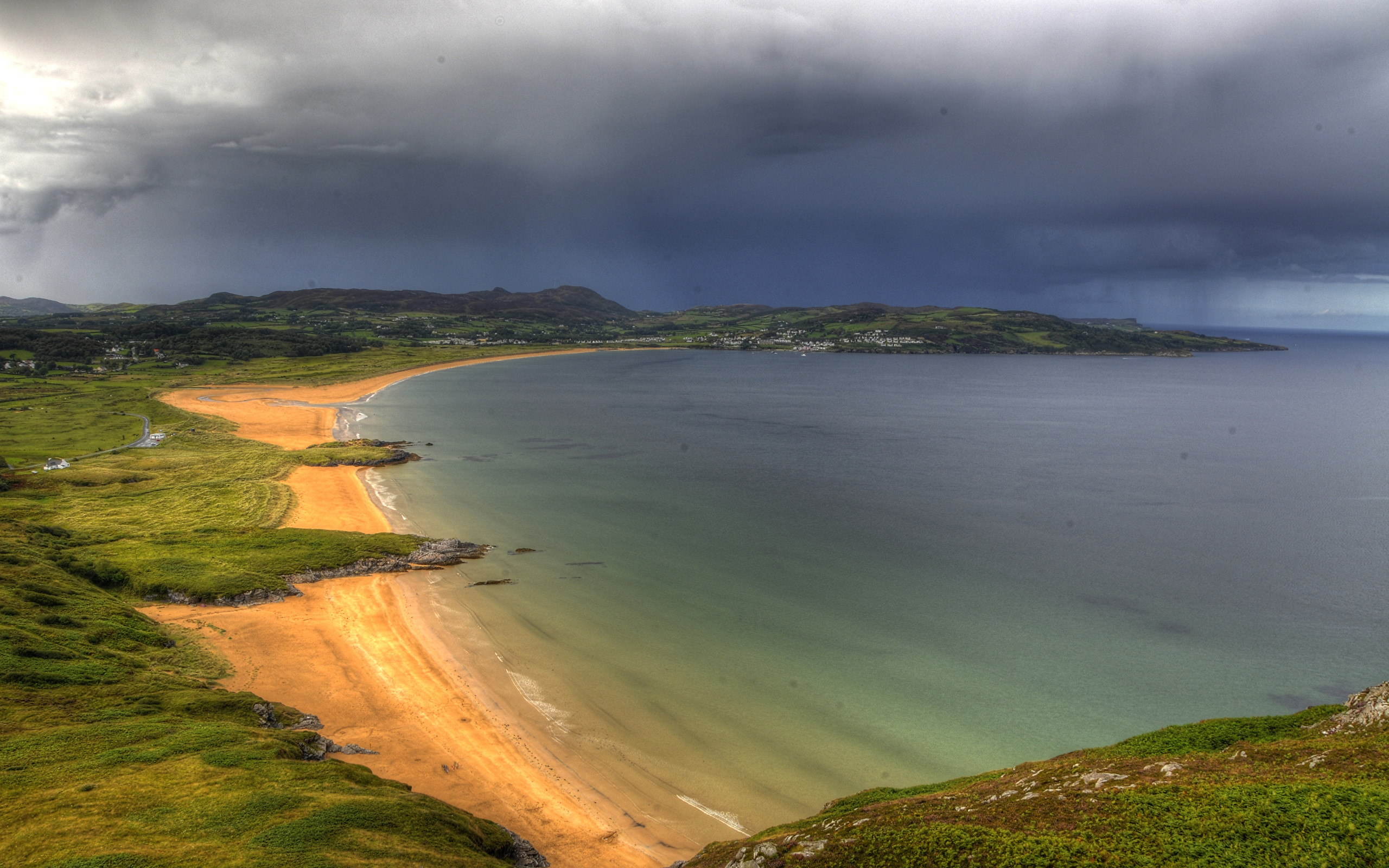 2560x1600 Wallpapers Ireland Portsalon Donegal Nature Landscape photography Coast   Scenery
