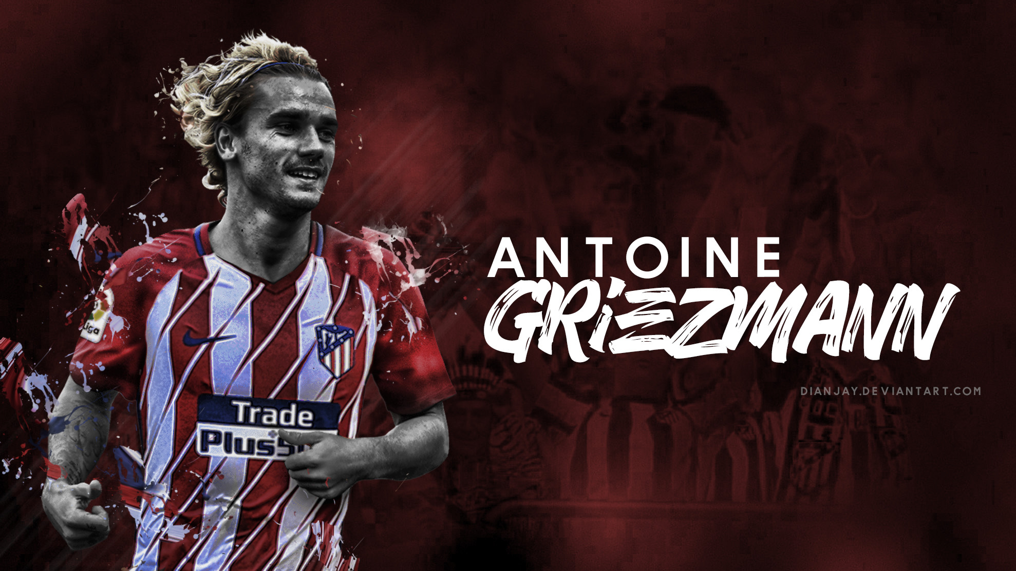1978x1113 Antoine Griezmann Atletico Madrid Wallpaper by dianjay 