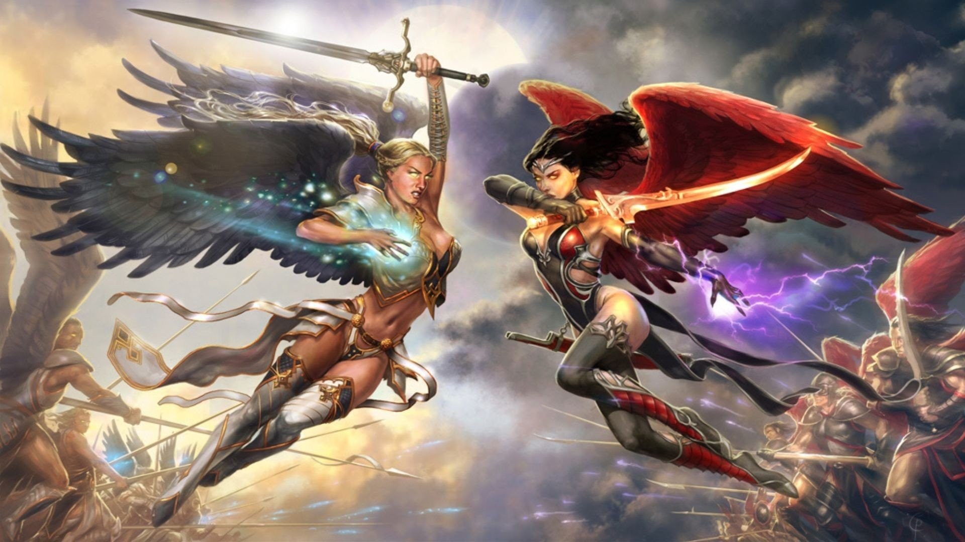 1920x1080 HD Wallpaper | Background ID:489577.  Fantasy Angel Warrior