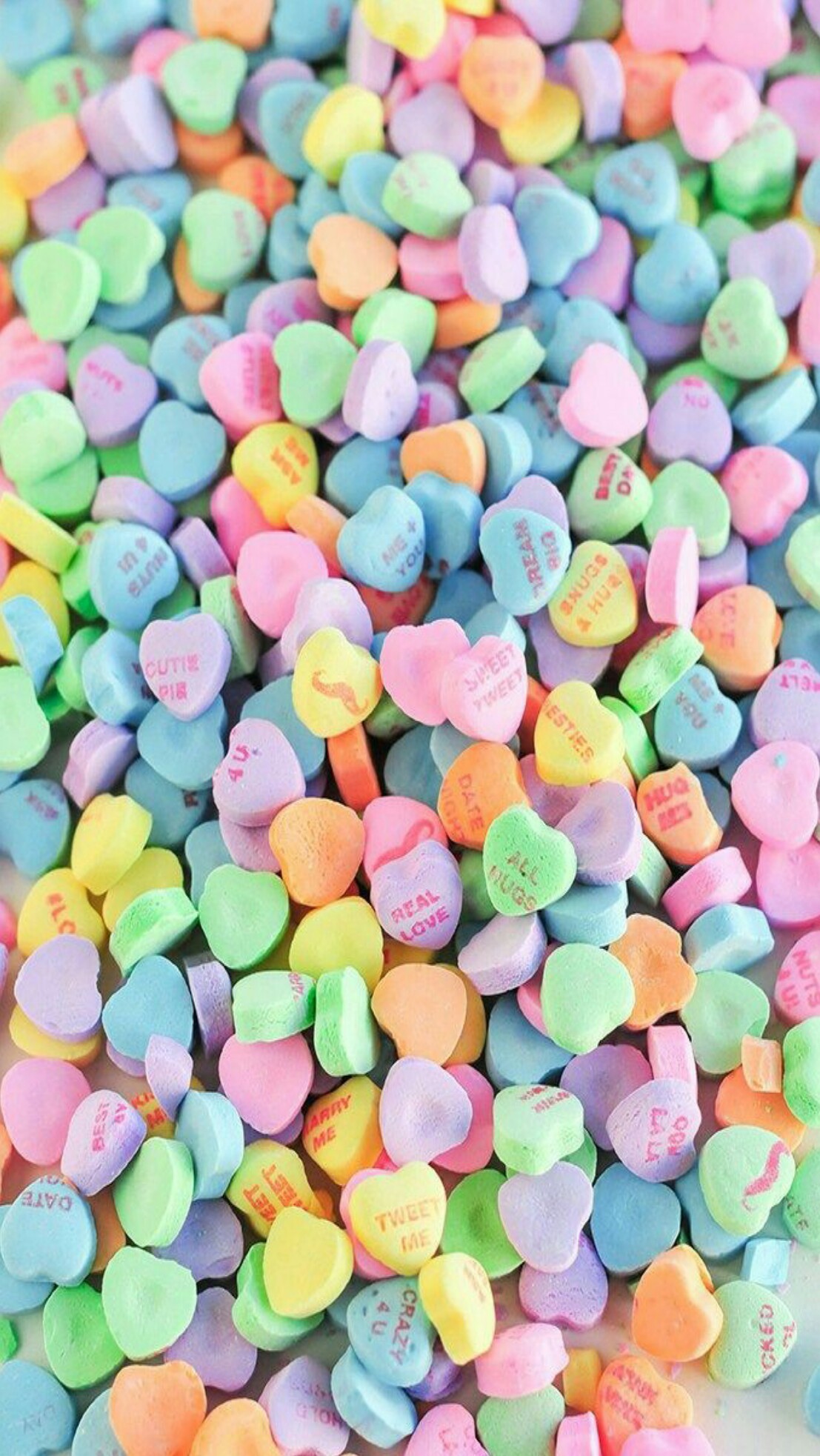 Candy Hearts Wallpaper (60+ images)