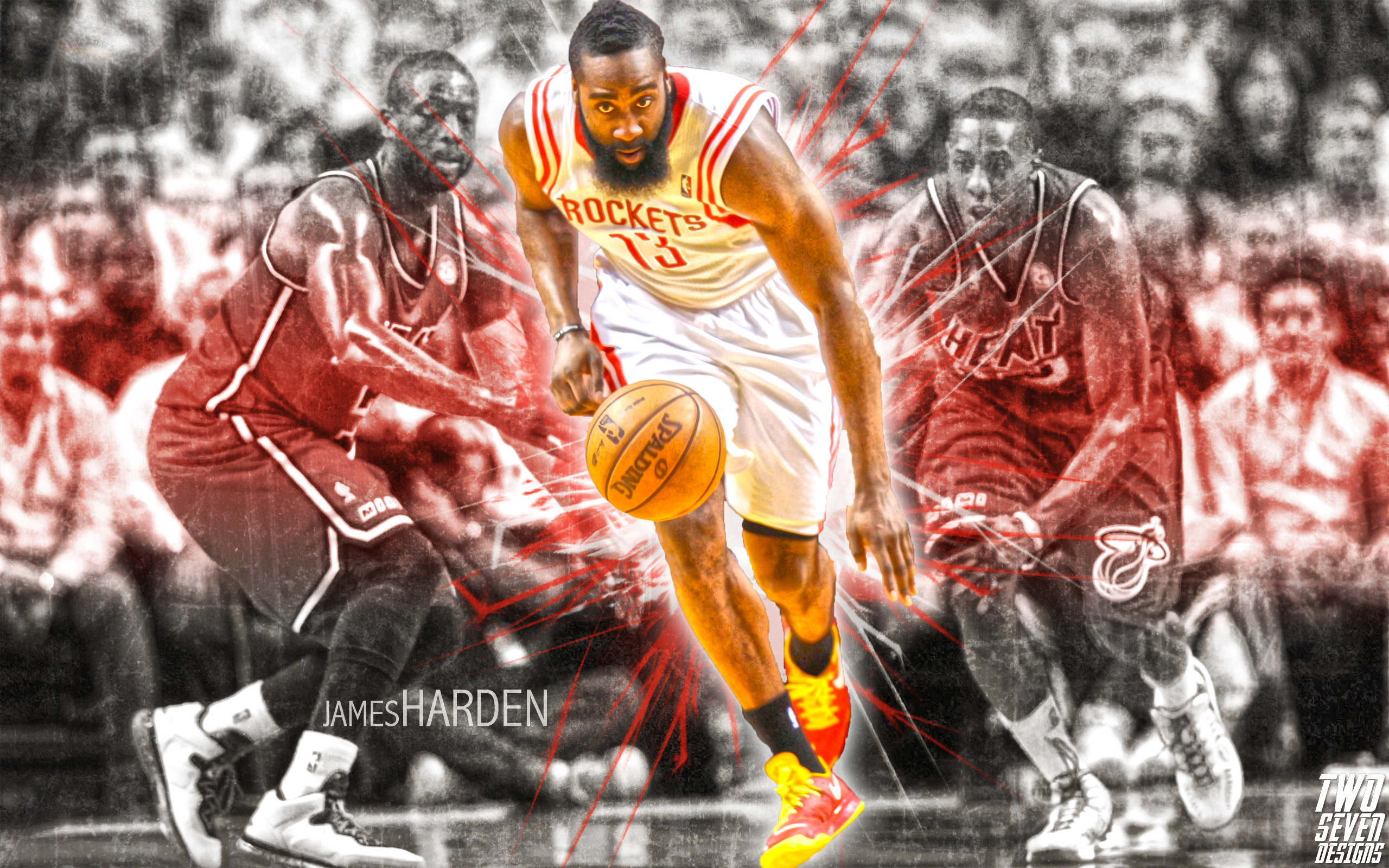 2560x1600 NBA: Houston Rockets at Miami Heat
