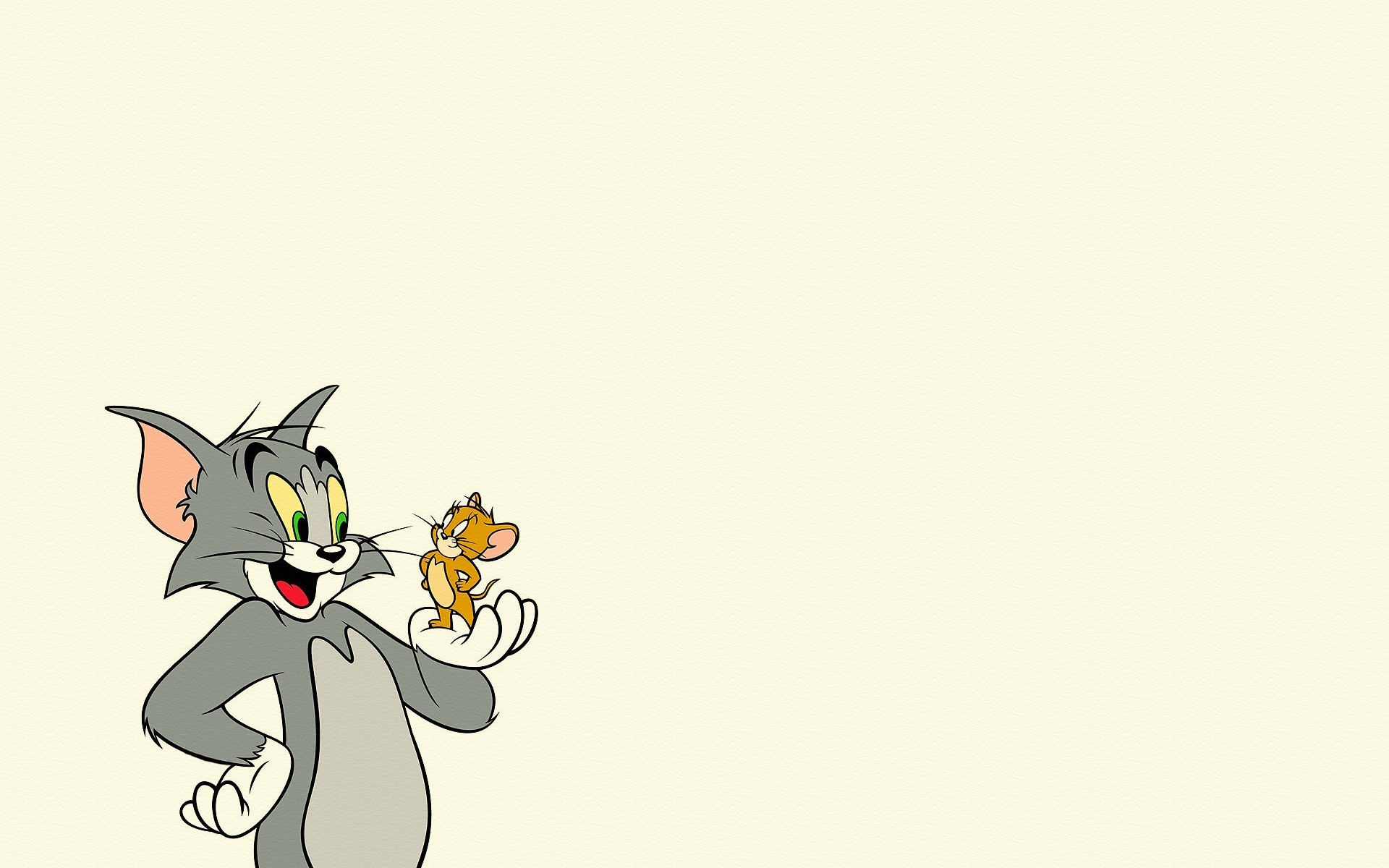 1920x1200 Tom And Jerry White Background Wallpapers HD / Desktop and Mobile  Backgrounds