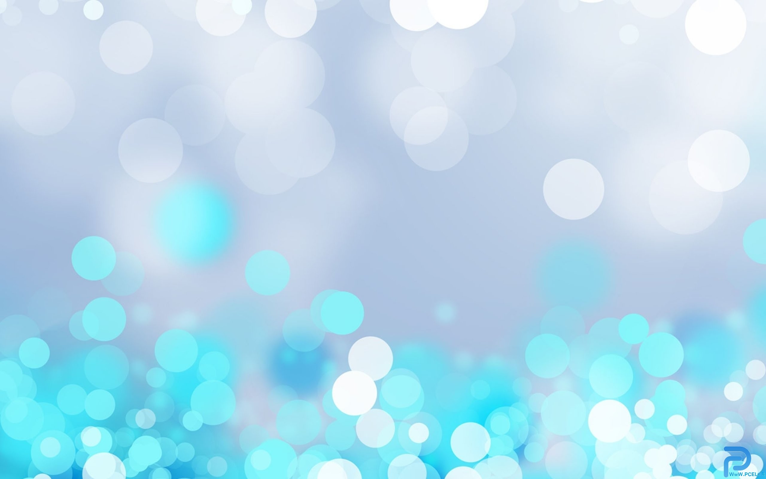 2560x1600 Light Blue and White Sparkle Wallpaper High Resolution