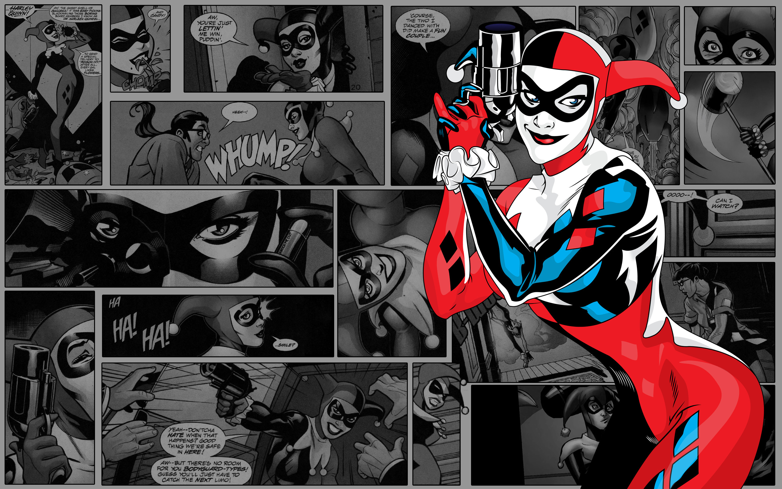 2560x1600 Showing post & media for Harley quinn super villain cartoon | www .
