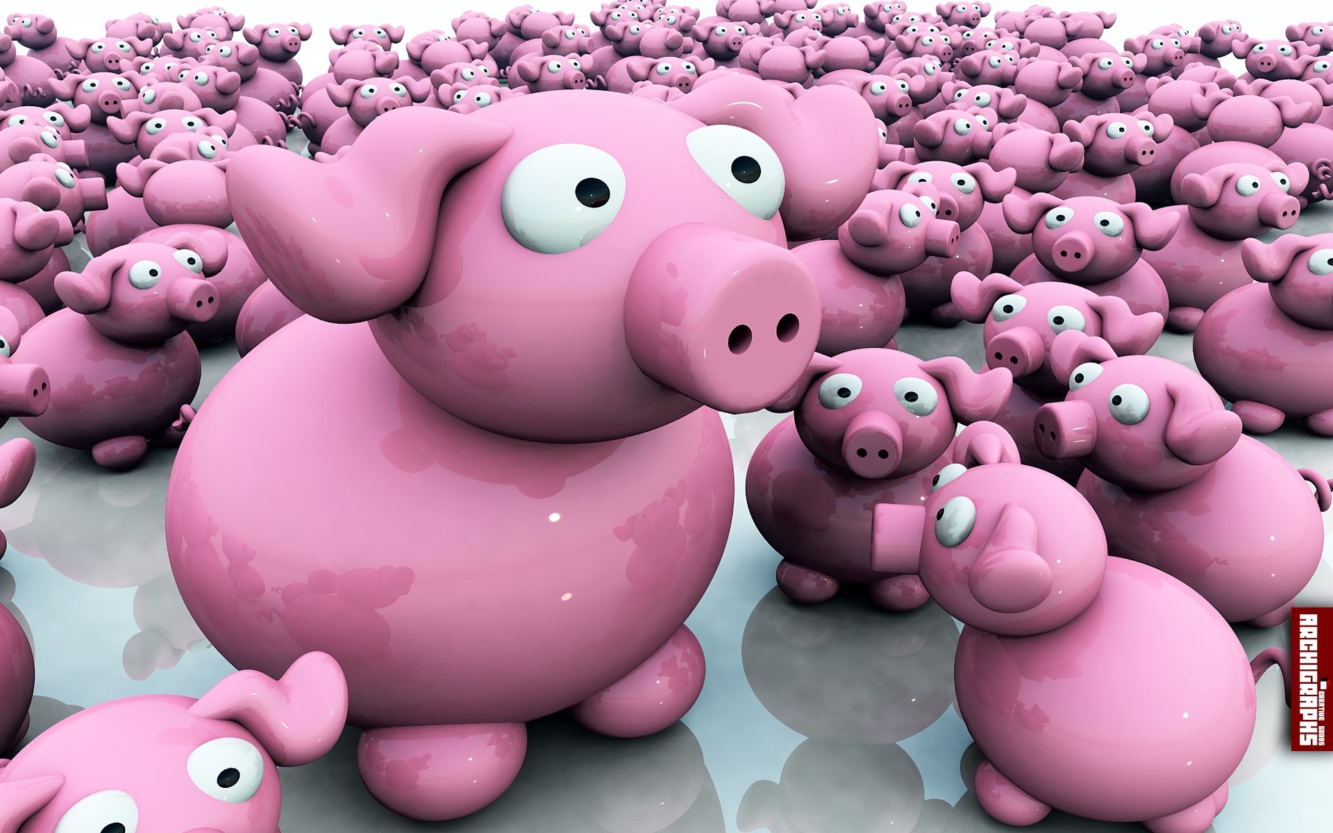 1920x1200 Animated Pigs #1748800