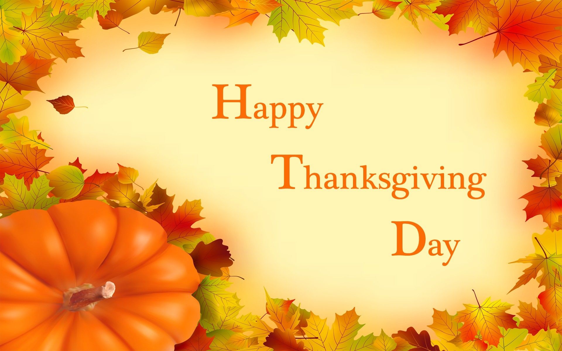 1920x1200 Happy Thanksgiving Day Wallpaper
