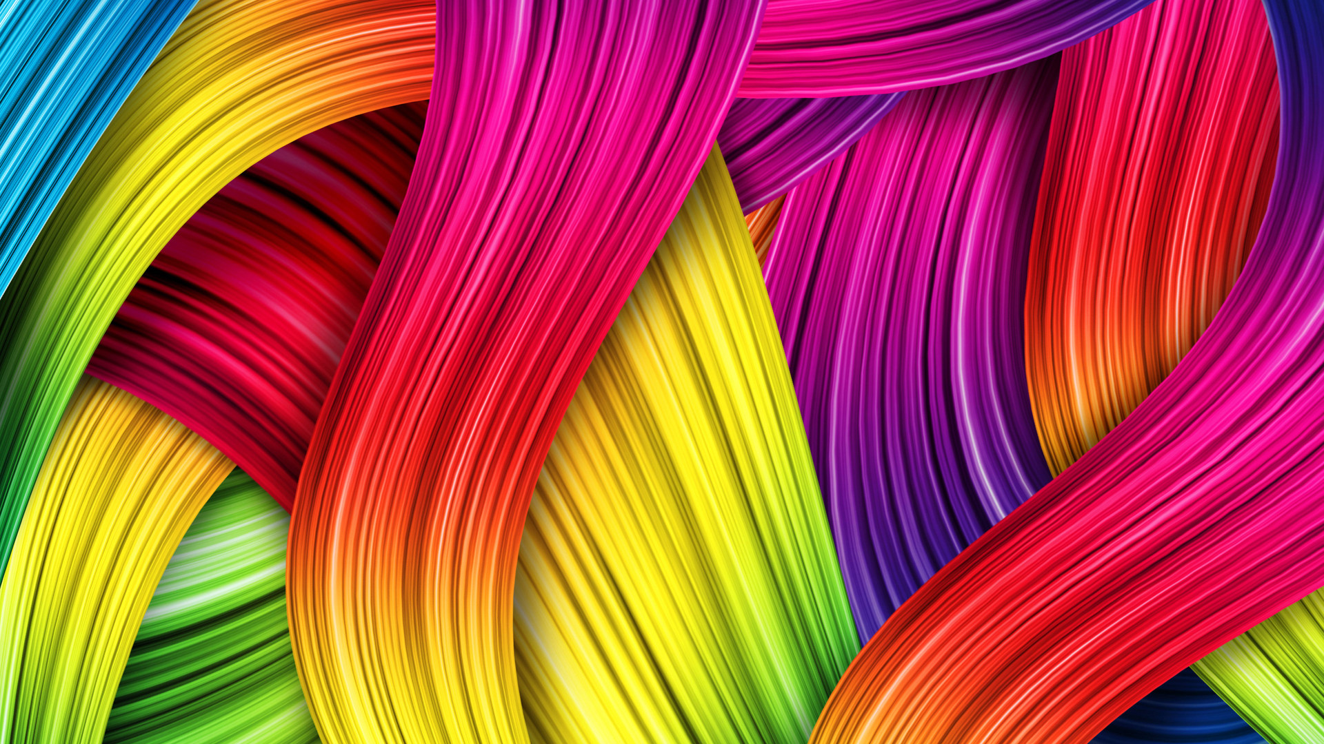 1920x1080 Animated Colorful Thread Wallpaper With Resolutions 1920Ã1080 Pixel
