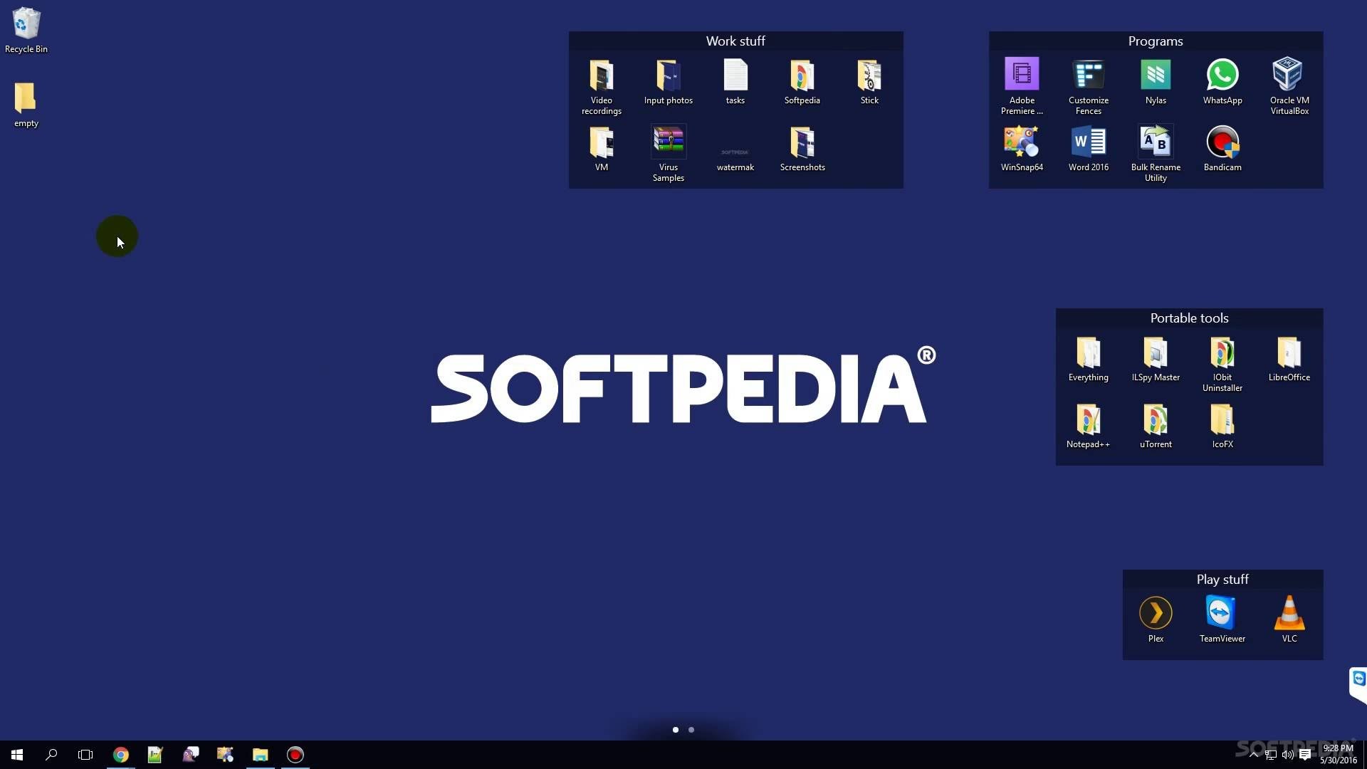 1920x1080 Fences Desktop Organizer Explained: Usage, Video and Download (Softpedia  App Rundown #55)