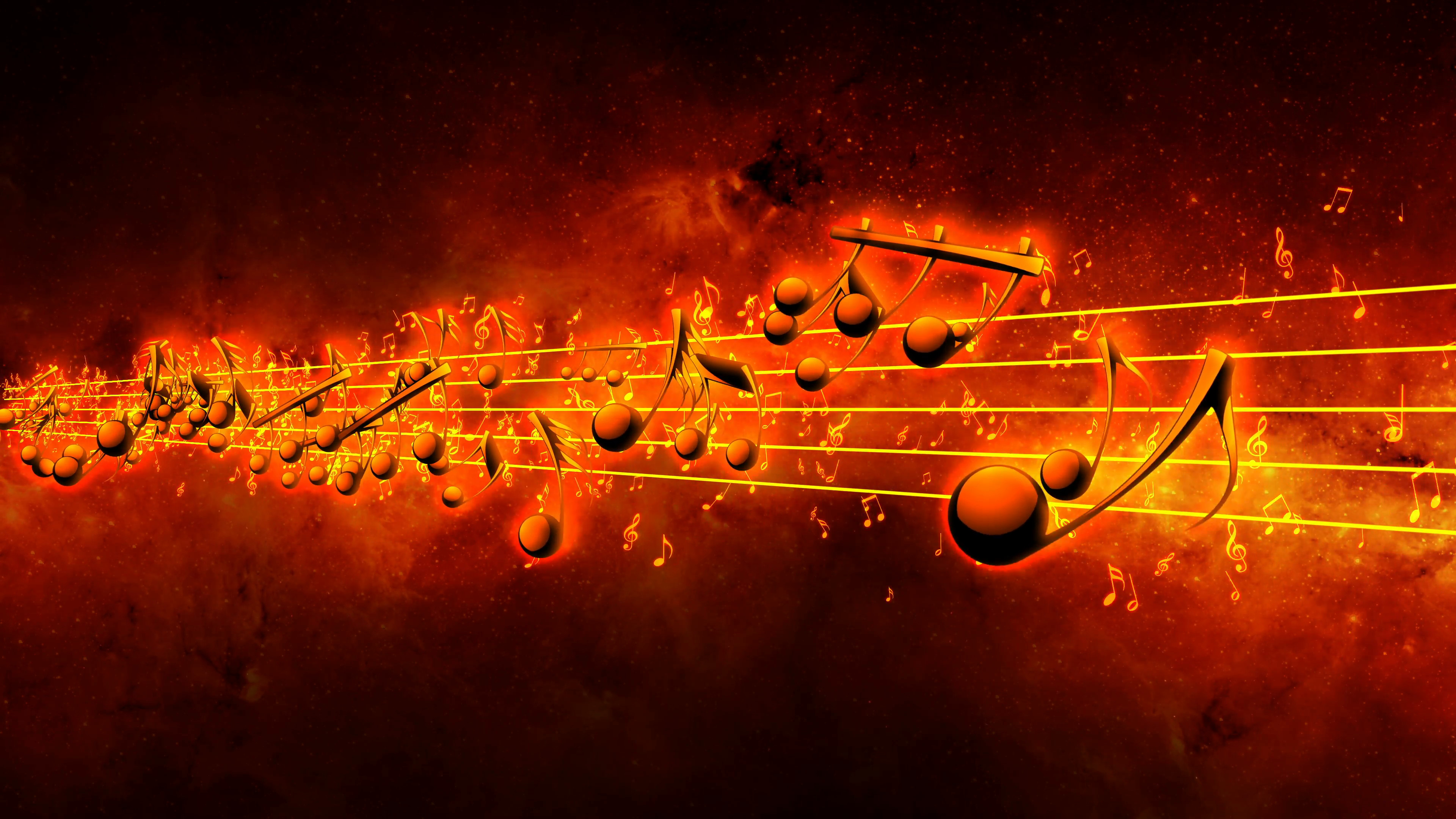 Music notes seamless wallpaper hires stock photography and images  Alamy