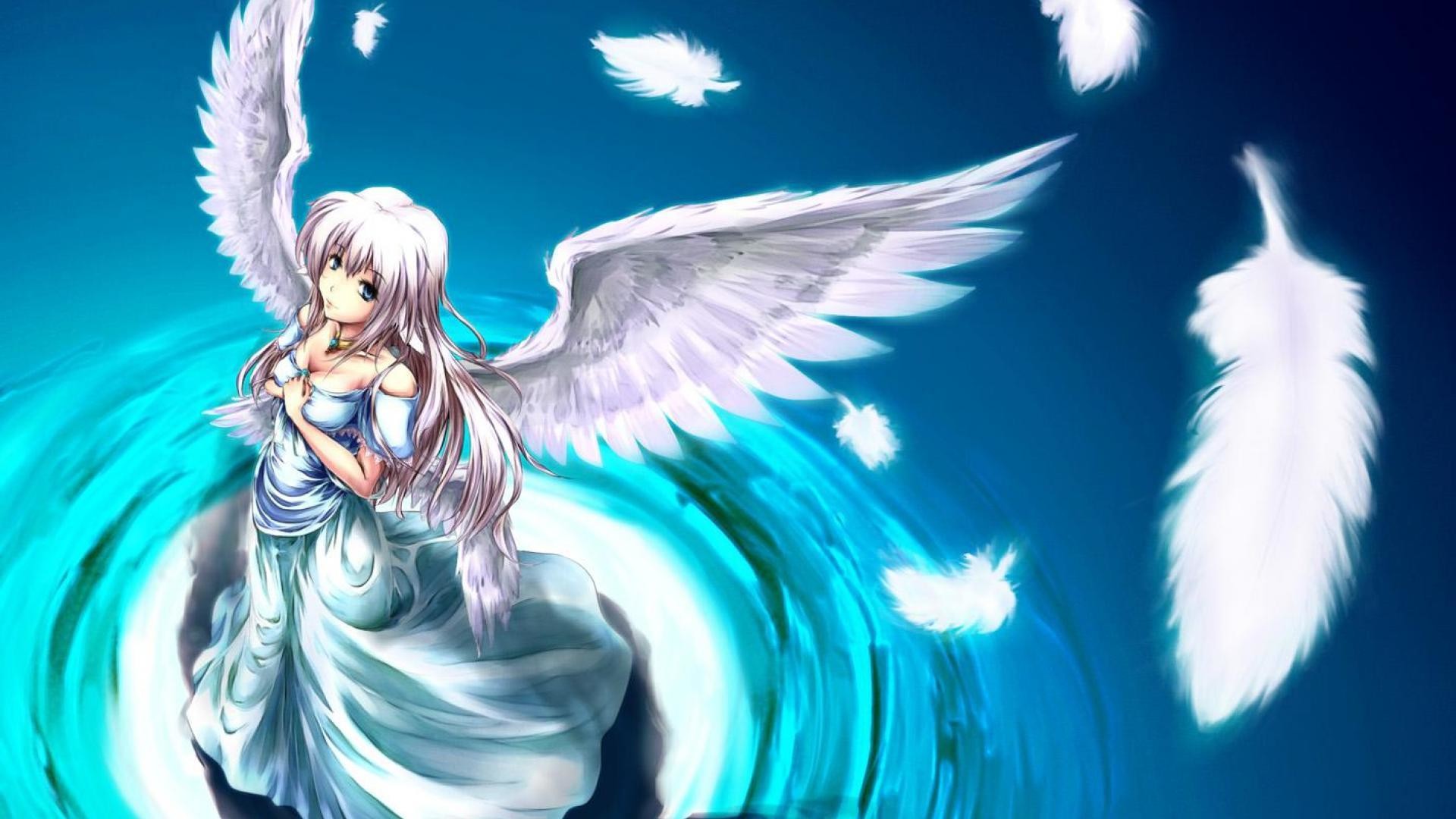 1920x1080 ... Anime Angel wings Wallpaper Download Free
