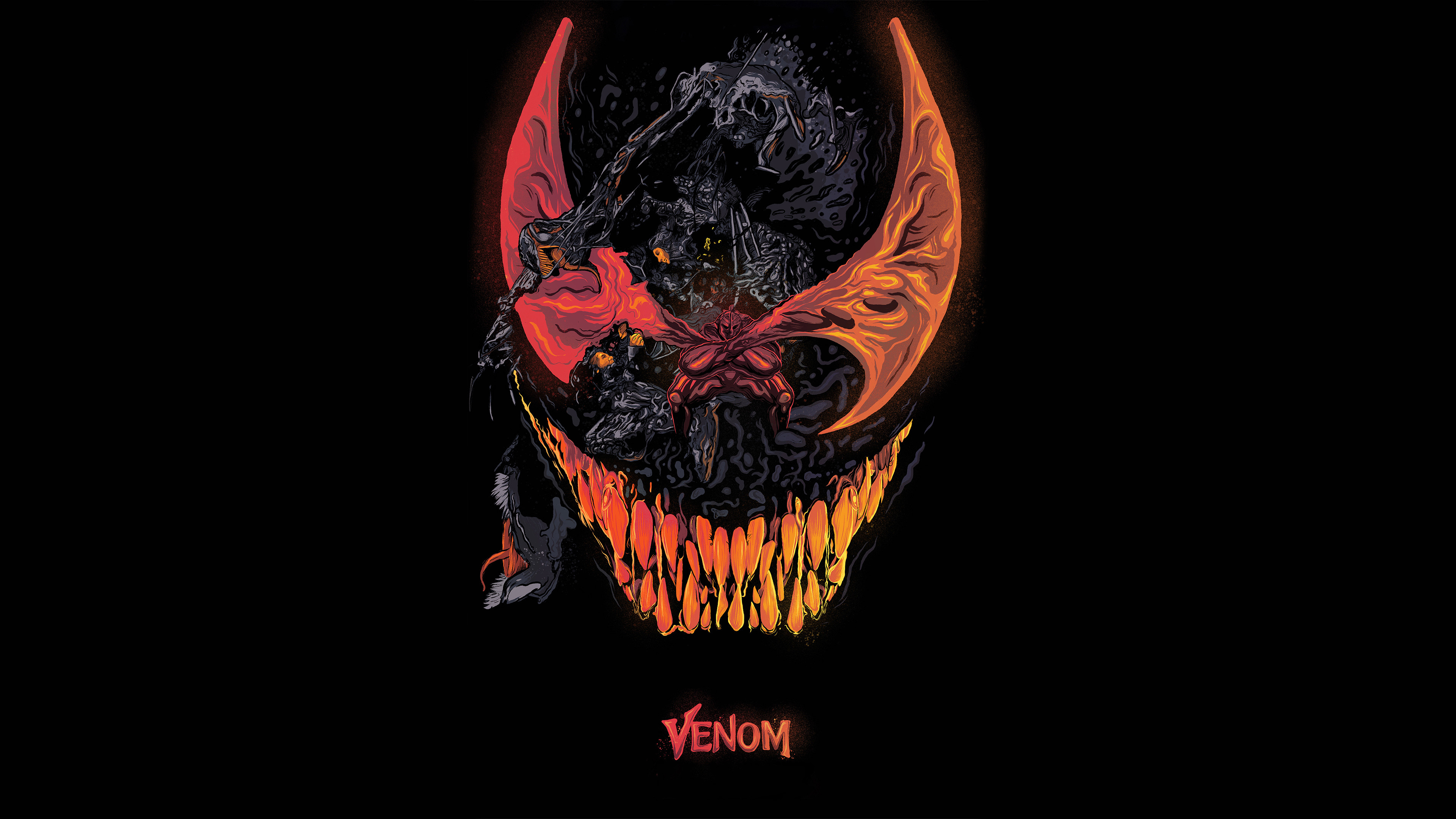 3840x2160 Venom Movie Artworks 4k Wallpaper
