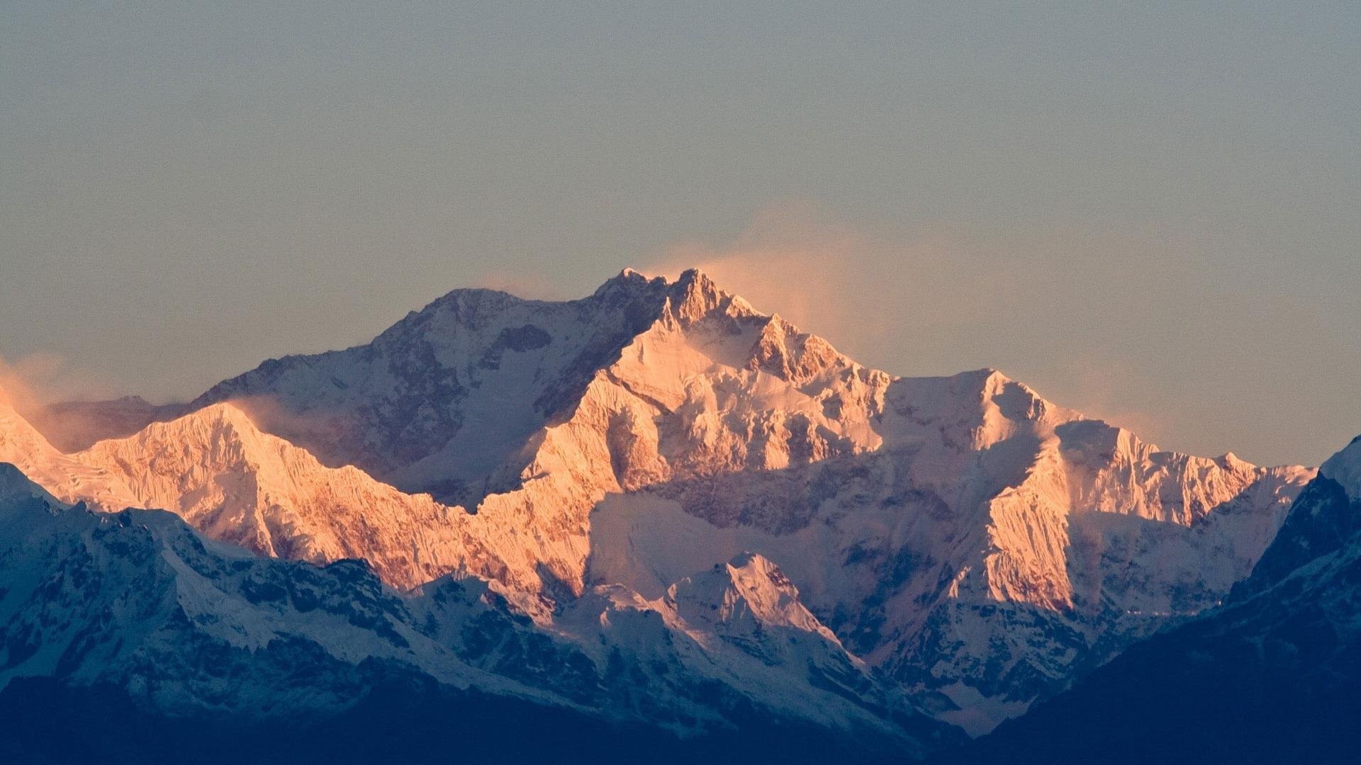 1920x1080 Mountain Summit Himalaya Nature Wallpaper Pc Desktop Hd - 