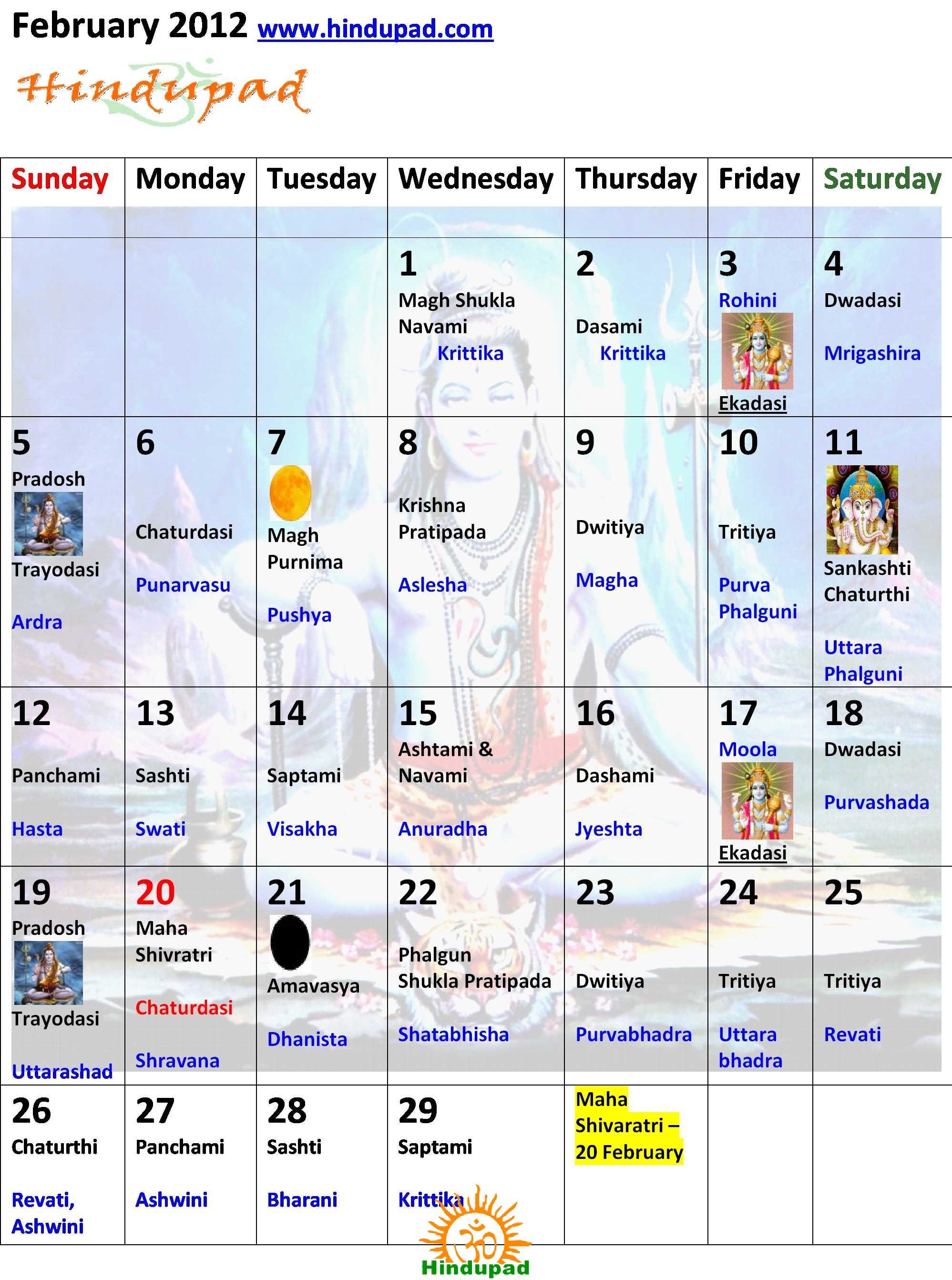 1997x2685 Download the Desktop Hindu calendar February 2012 in JPEG Format – Link