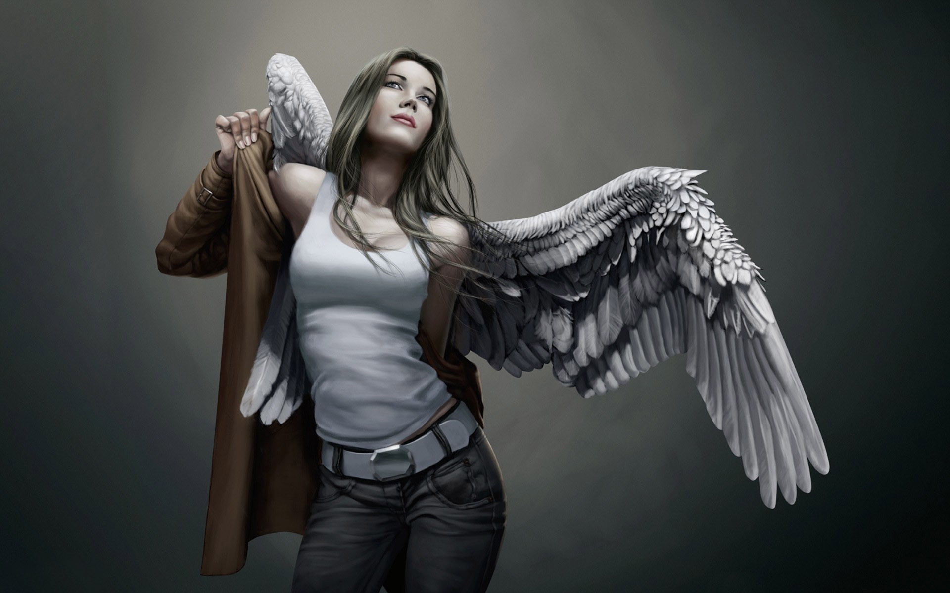 1920x1200 Angel, 3D, Photomanipulation, Photoshop Full HD wallpaper download to PC,  Mobile or Table PC. You can also set as Facebook Cover