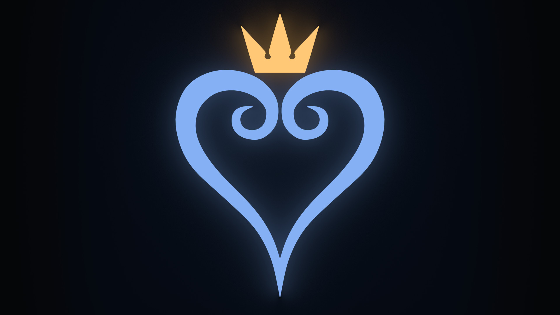 1920x1080 ... Kingdom Hearts - Logo Wallpaper by abluescarab