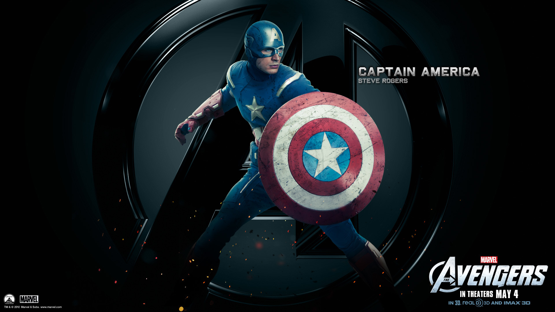 1920x1080 Marvel-The-Avengers-Movie-2012-HD-Wallpaper-Captain-