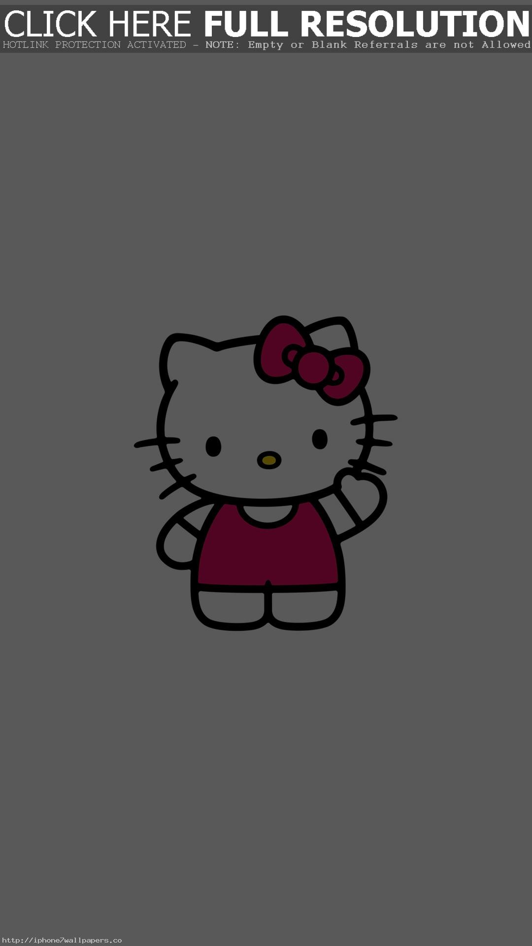 1080x1920 Hello Kitty Art Cute Logo Minimal Android wallpaper - Android HD wallpapers