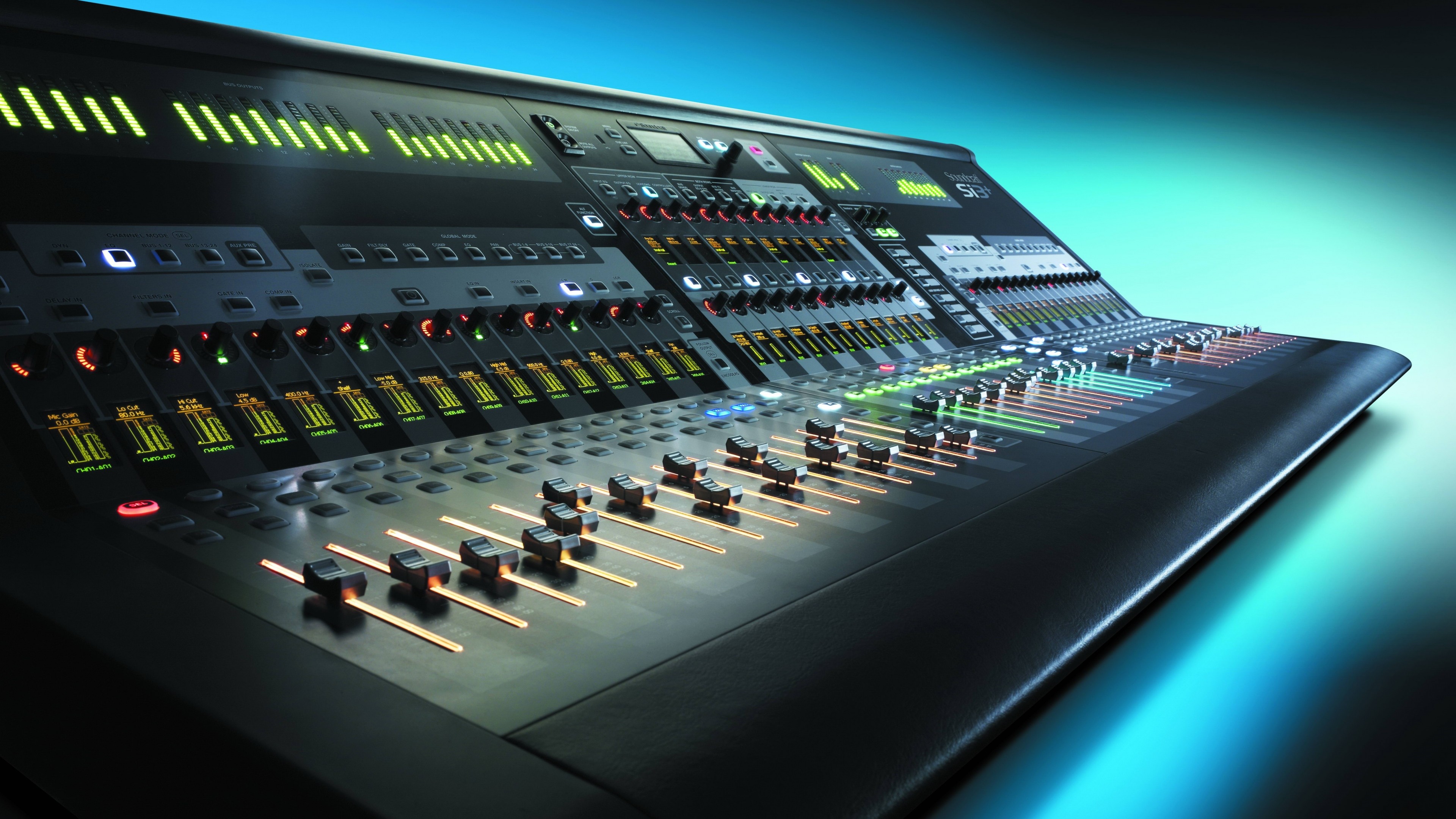 3840x2160 Preview wallpaper control, mixer, audio, equalizer, music 