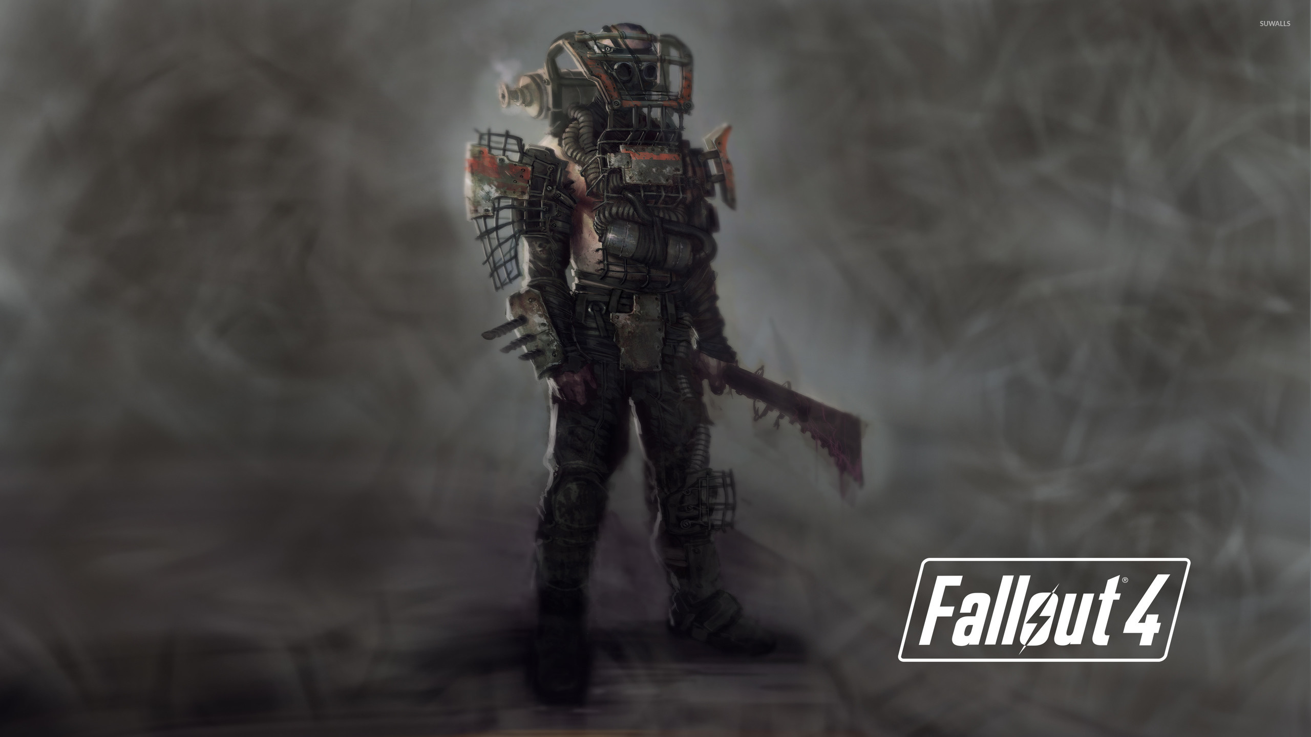 2560x1440 Raider in Fallout 4 wallpaper - Game wallpapers - #50130