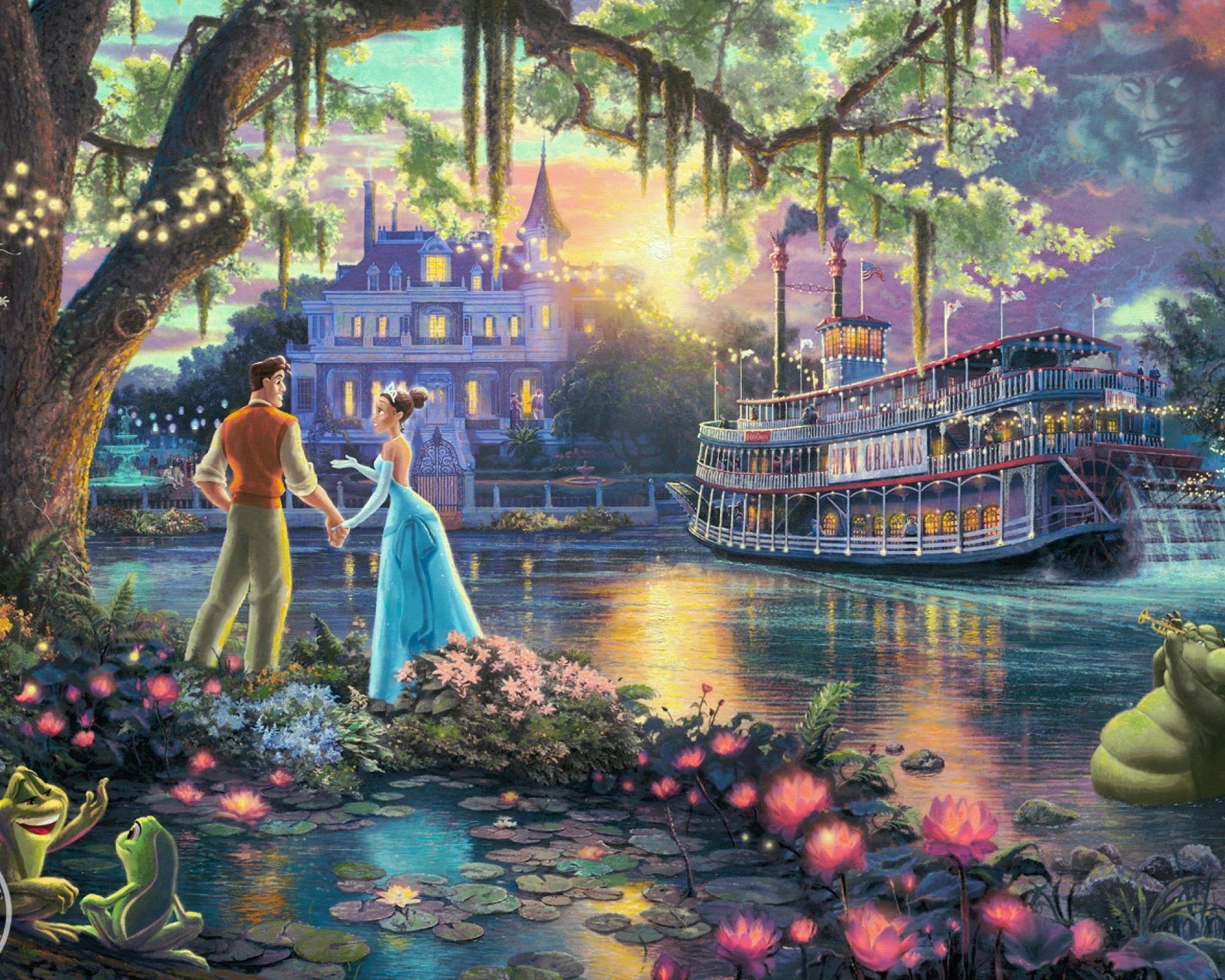 2560x2048 Tiana and Naveen after wedding the princess and the frog wallpaper .