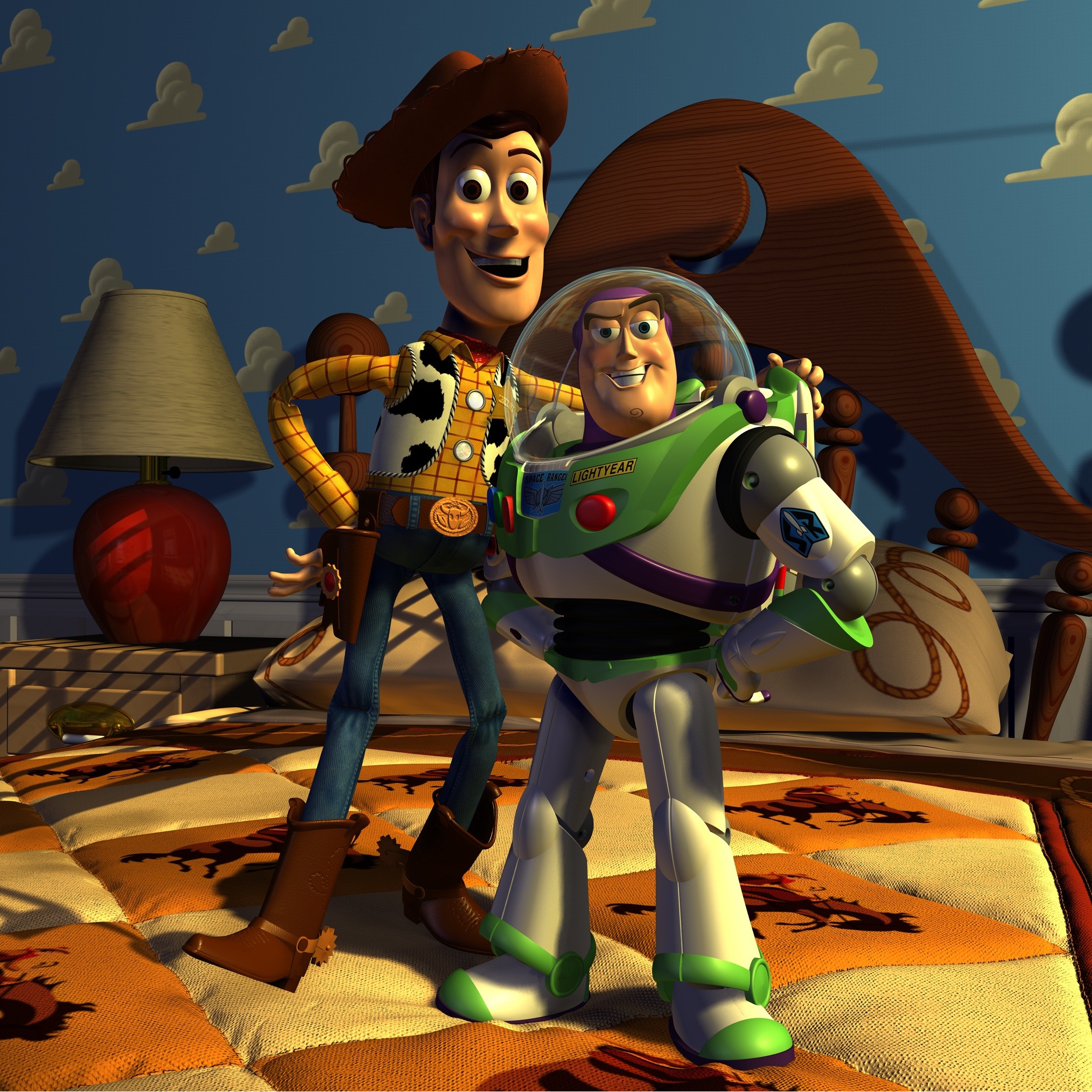2028x2029 A still from the final version of 'Toy Story' ...