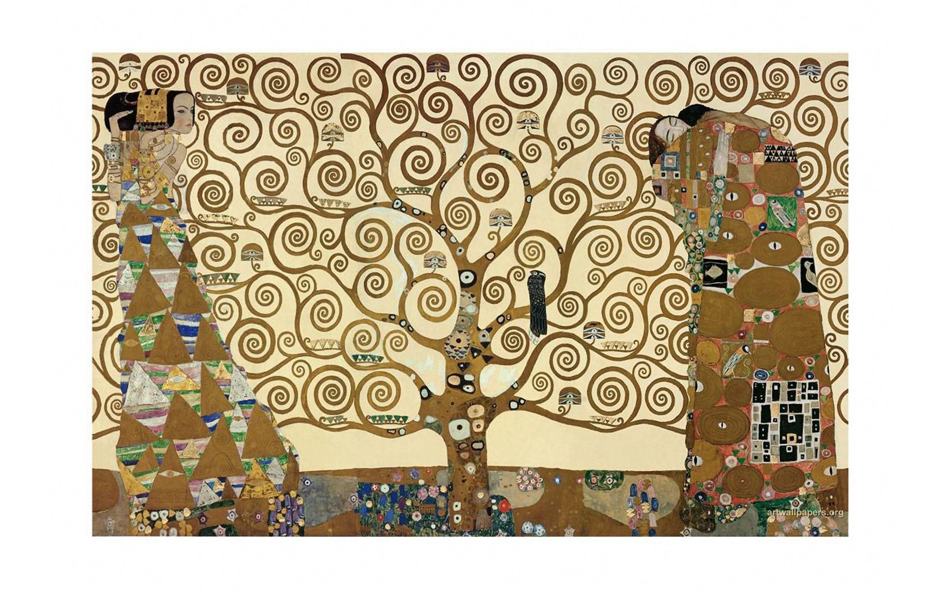 1920x1200 The Tree Of Life Gustav Klimt Art Wallpaper 1920?1200