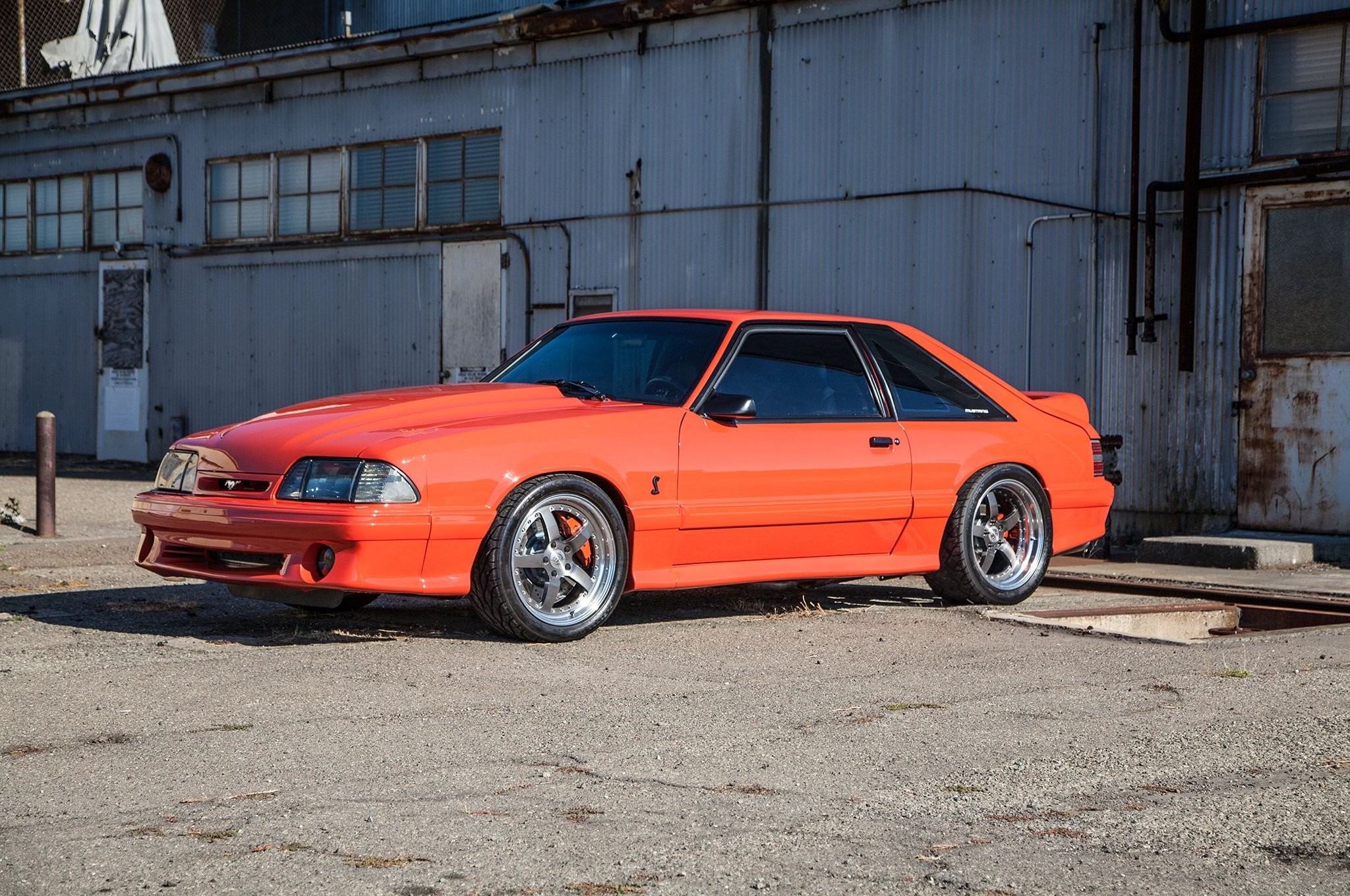 2048x1360 Terminator Swapped 1993 Fox Cobra Ford Mustang cars modified orange  wallpaper |  | 662243 | WallpaperUP